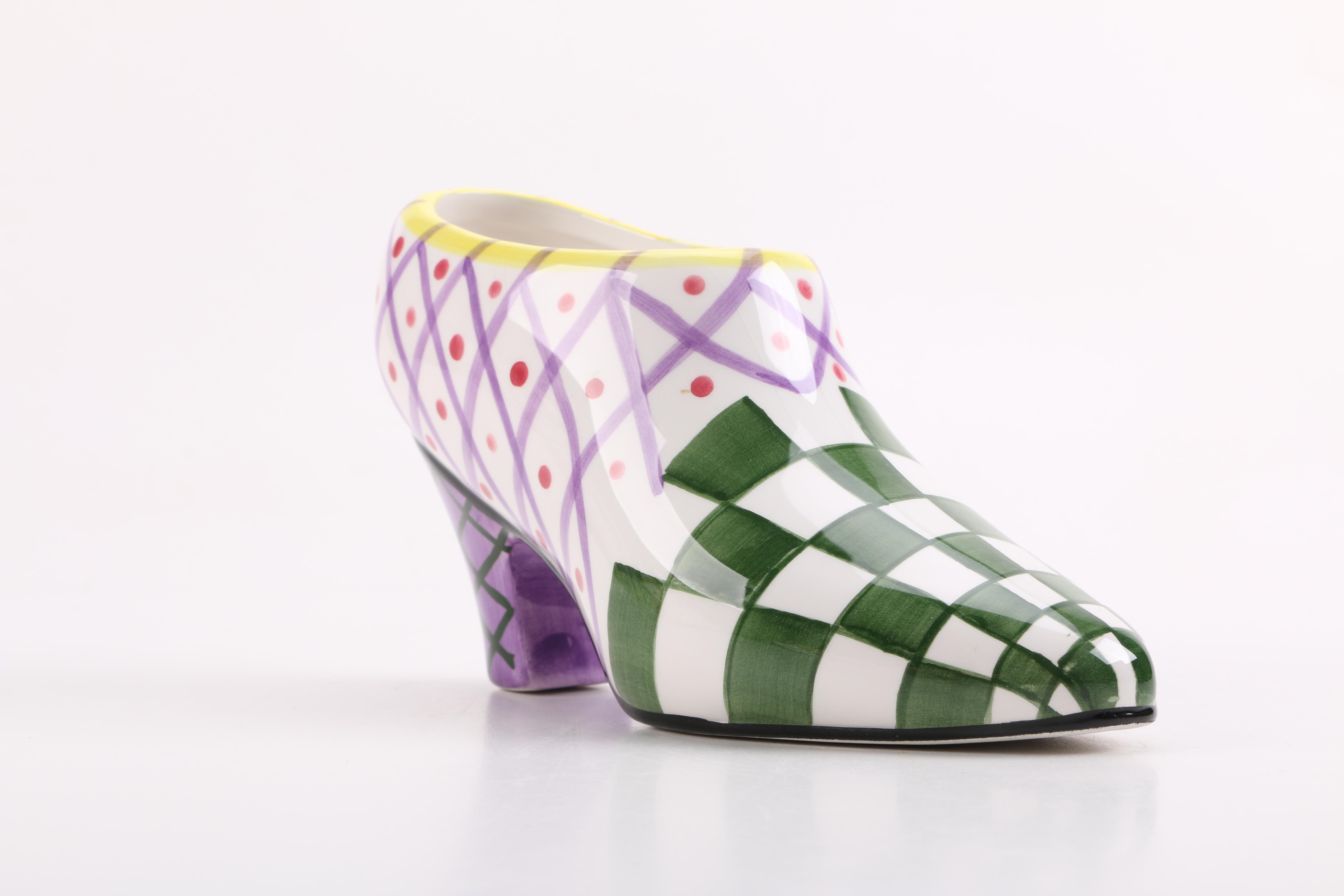 CBK Ltd. LLC 1998 Ceramic Shoe Figurines