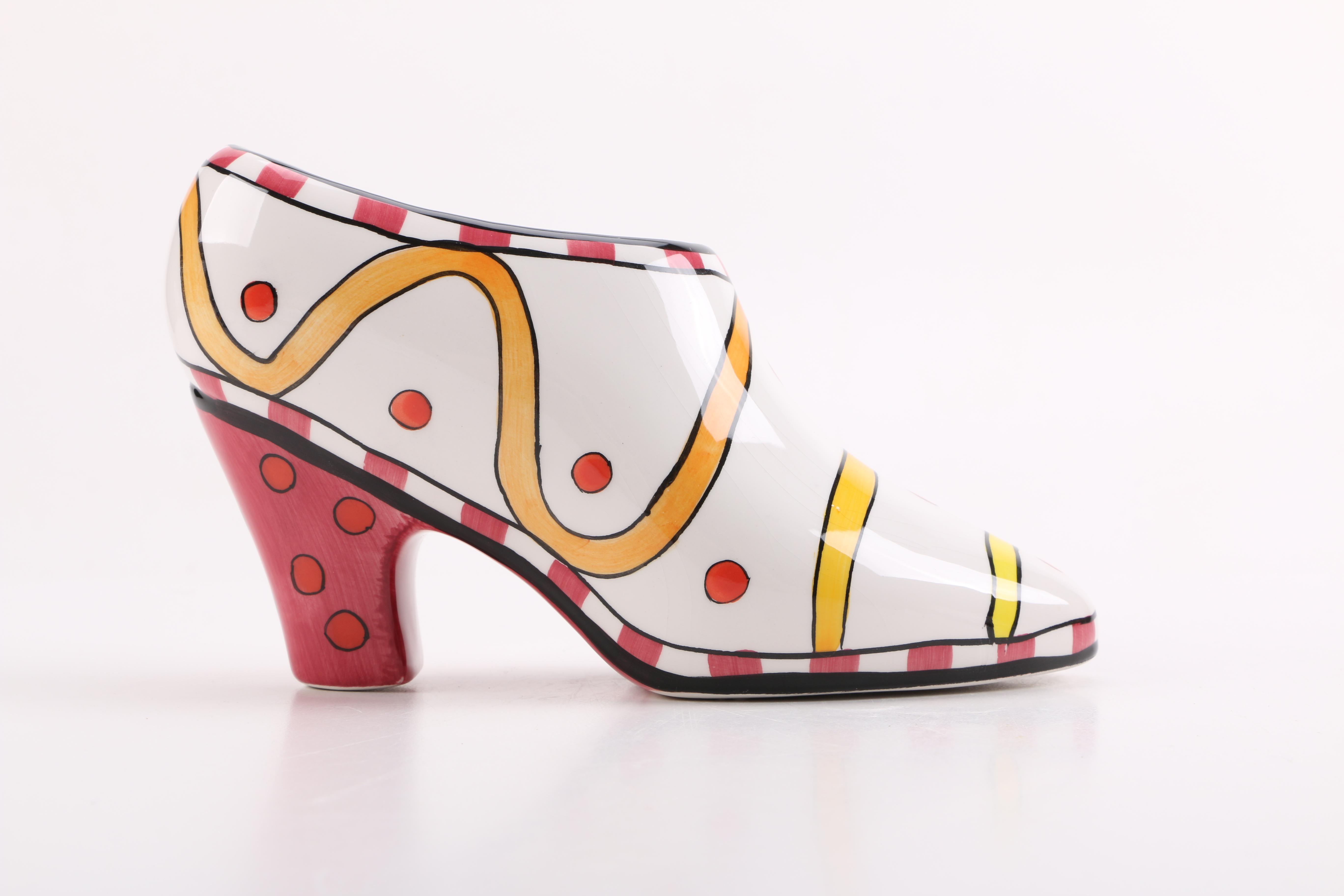 CBK Ltd. LLC 1998 Ceramic Shoe Figurines