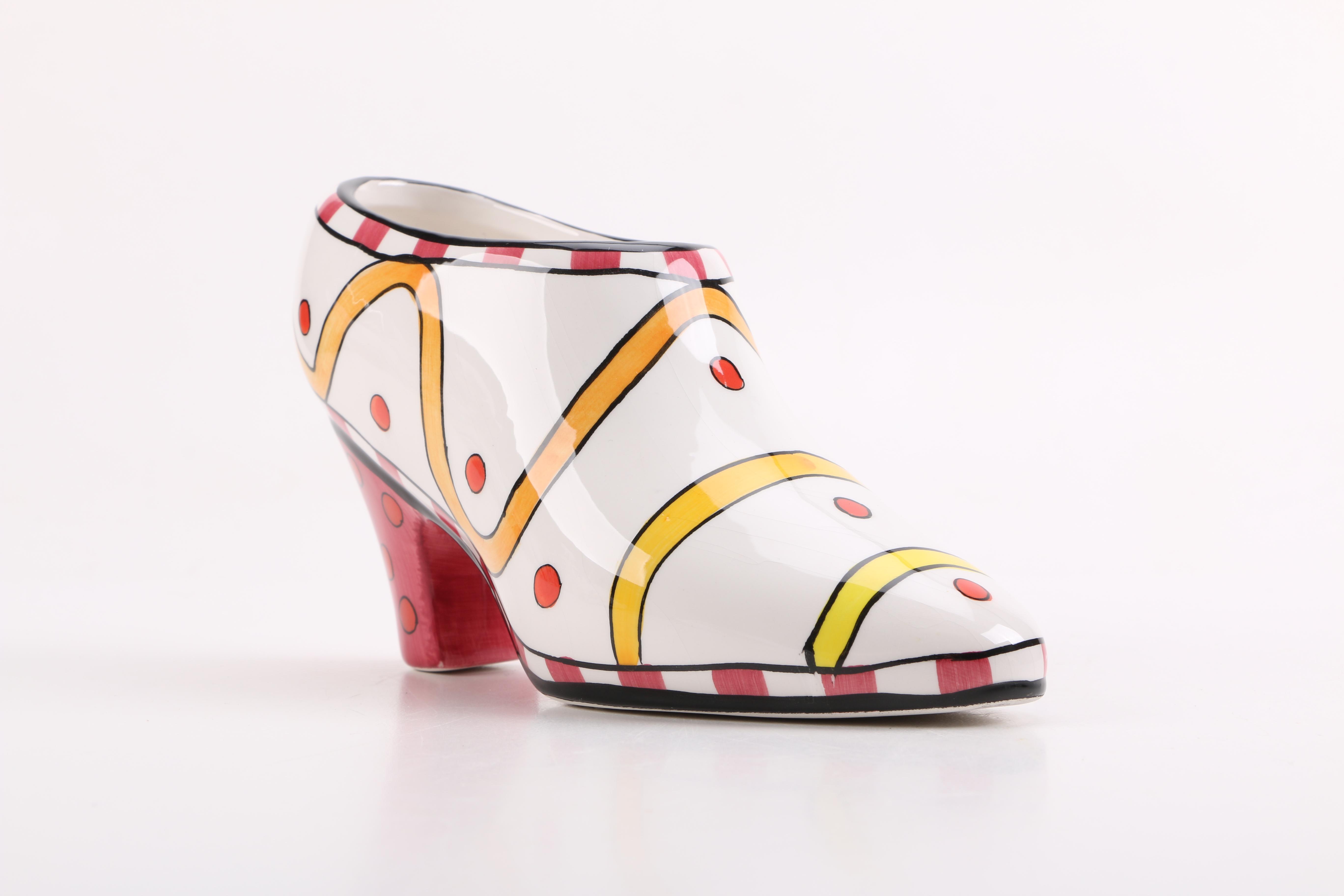 CBK Ltd. LLC 1998 Ceramic Shoe Figurines