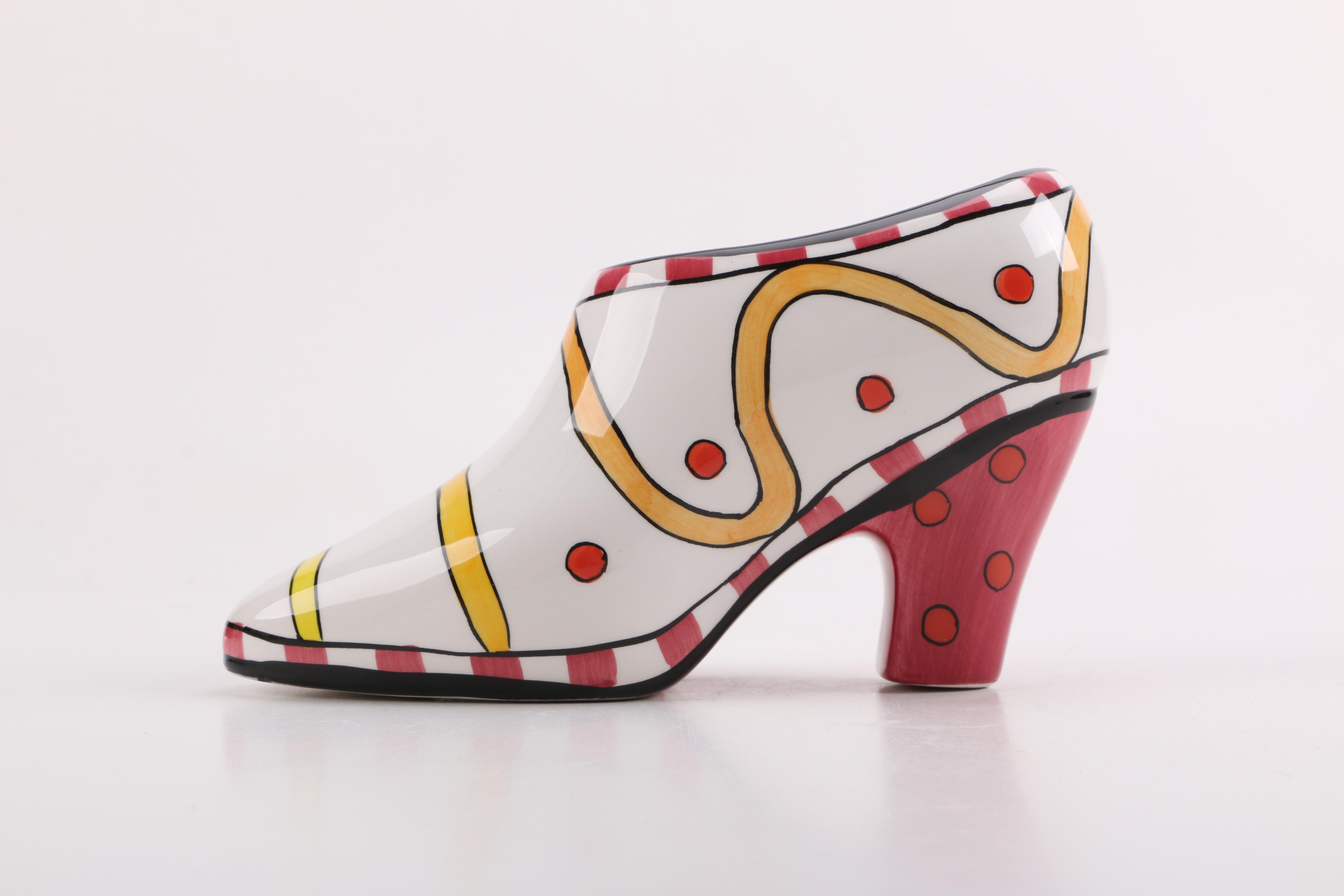 CBK Ltd. LLC 1998 Ceramic Shoe Figurines