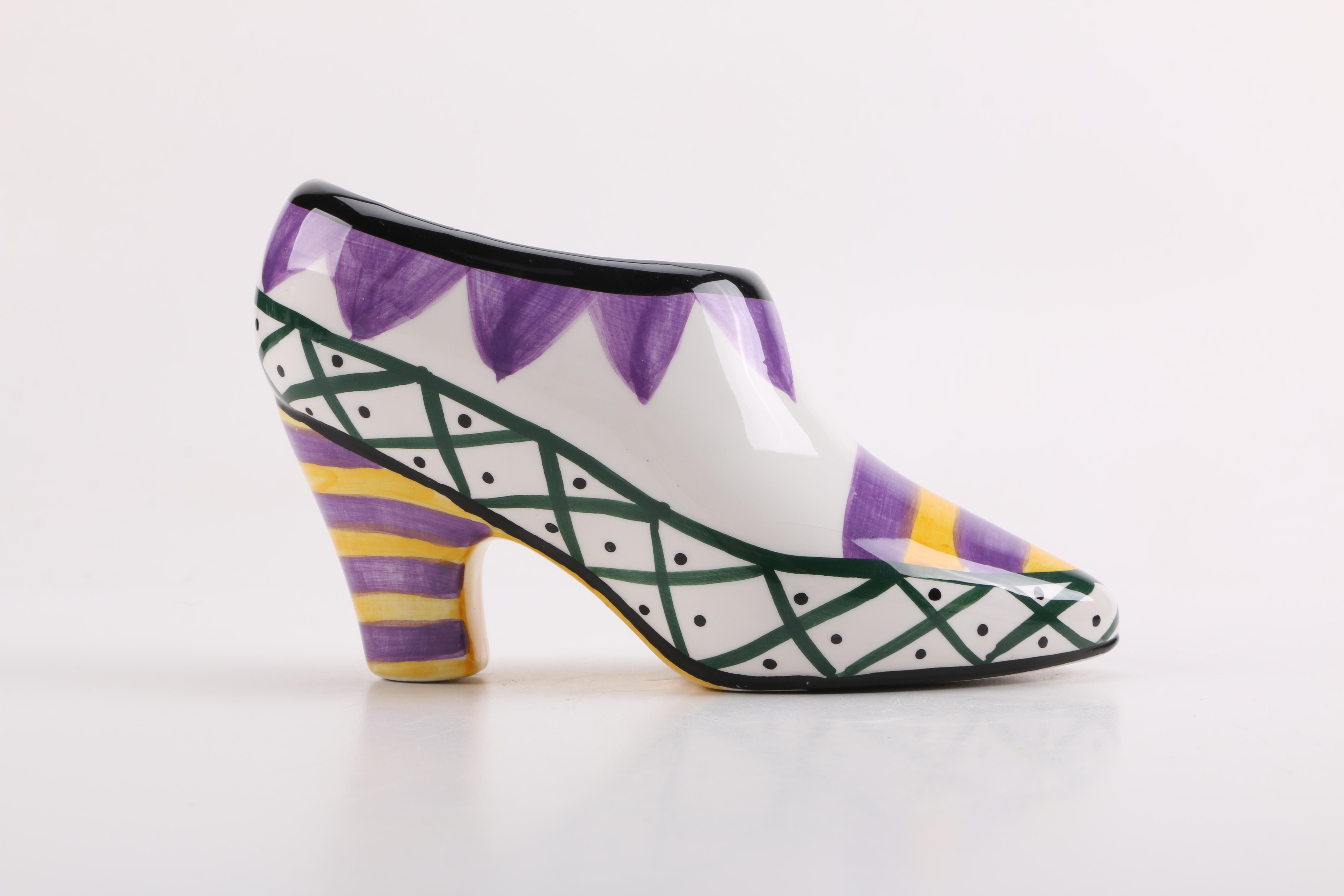 CBK Ltd. LLC 1998 Ceramic Shoe Figurines