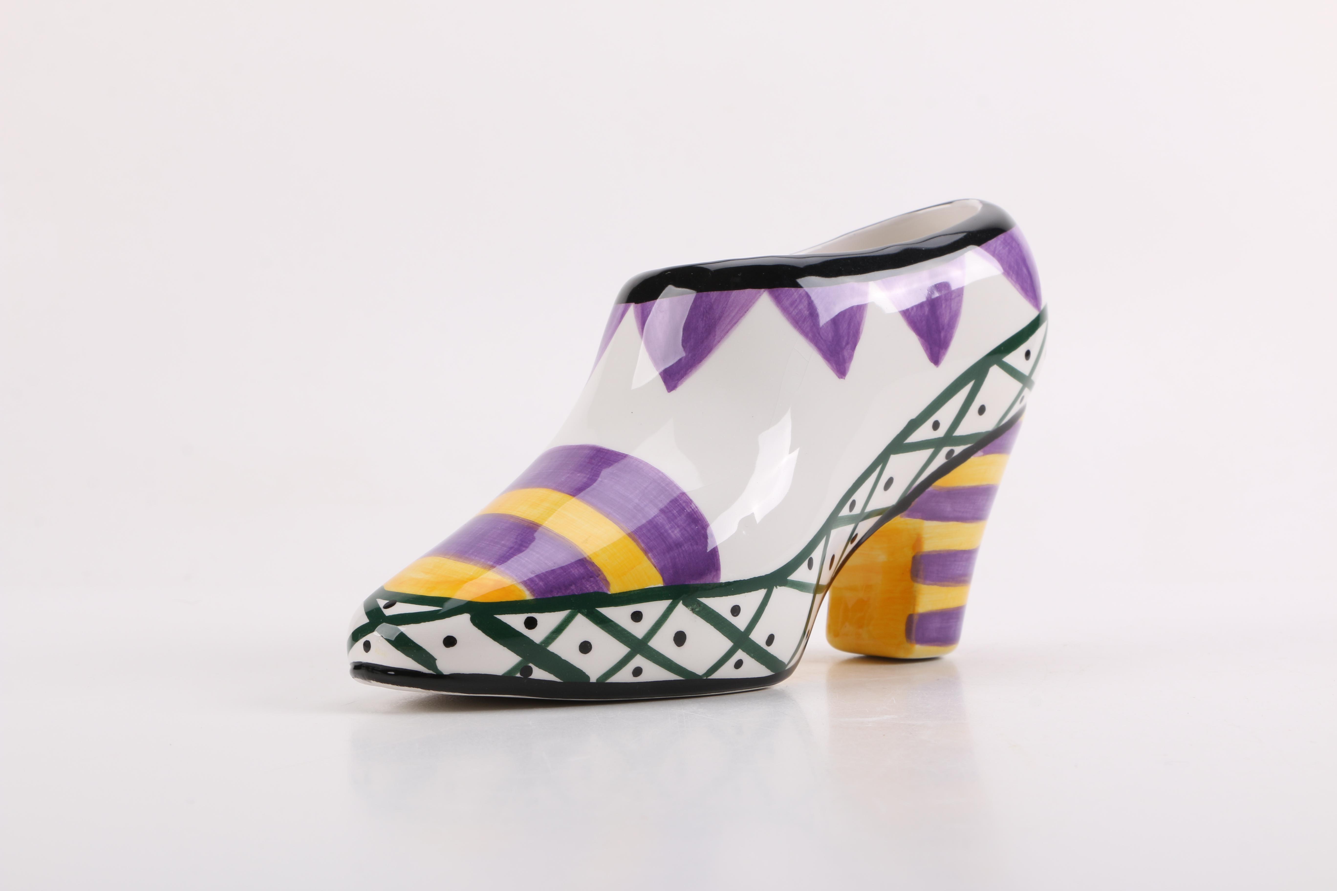 CBK Ltd. LLC 1998 Ceramic Shoe Figurines