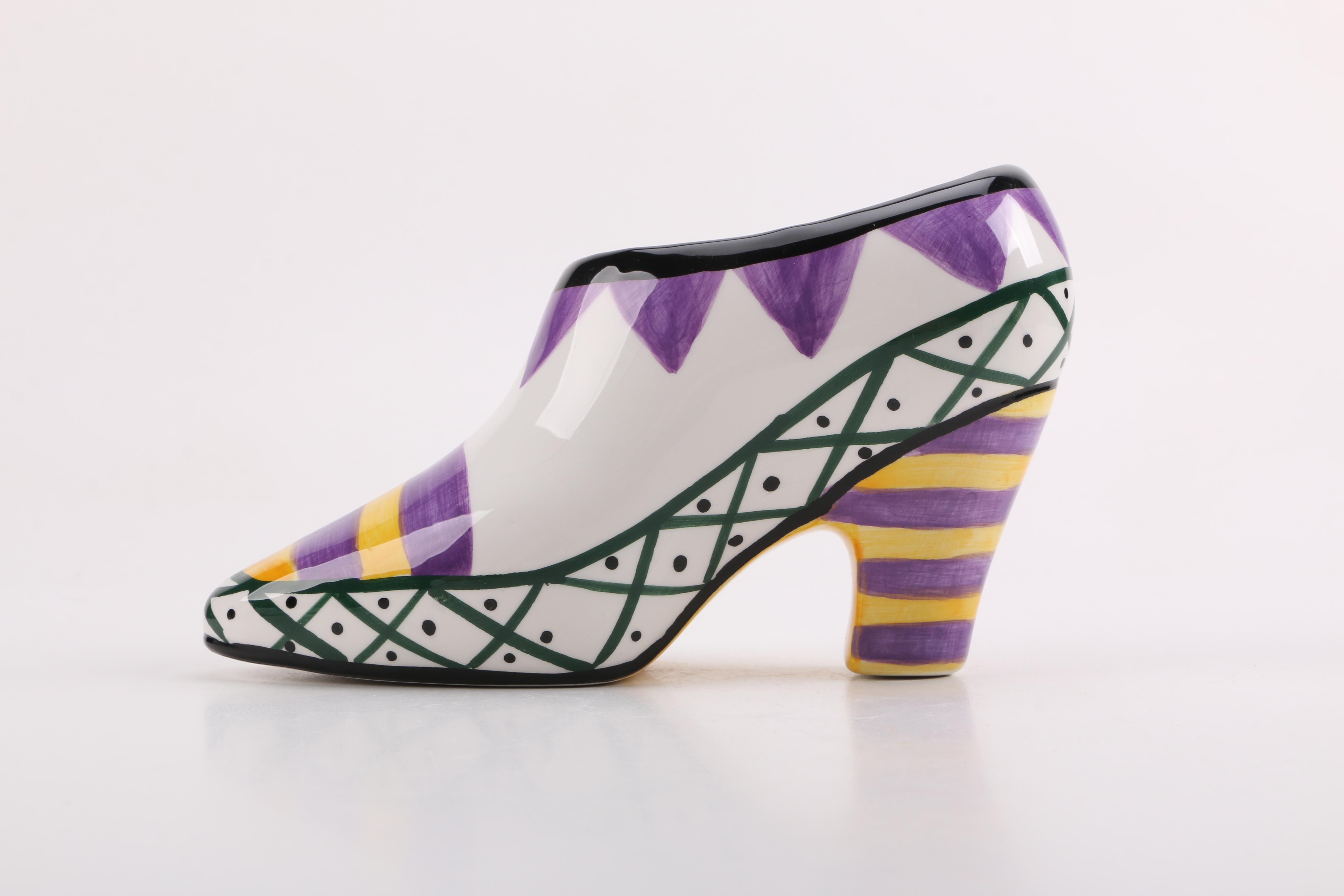 CBK Ltd. LLC 1998 Ceramic Shoe Figurines