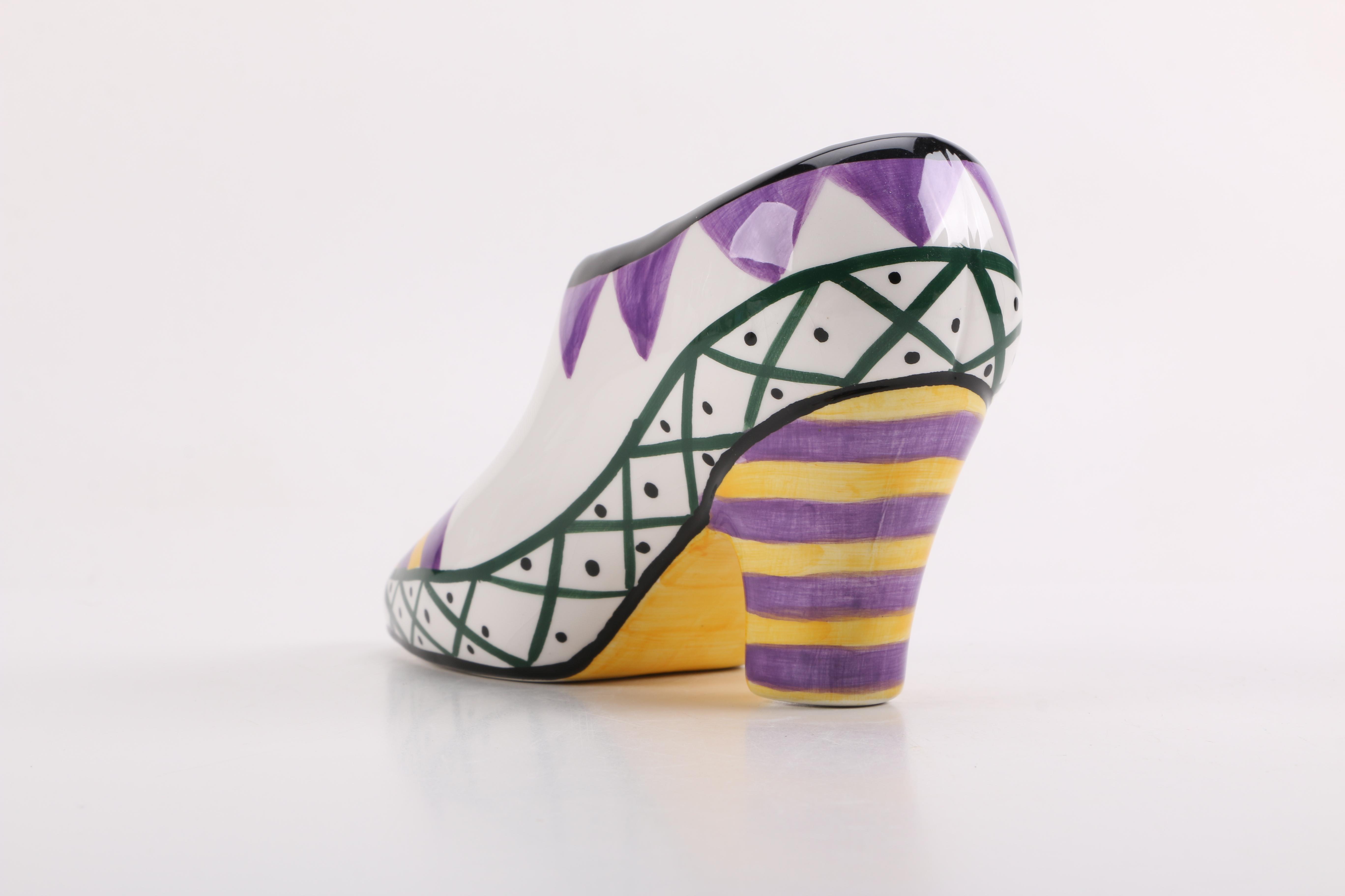 CBK Ltd. LLC 1998 Ceramic Shoe Figurines