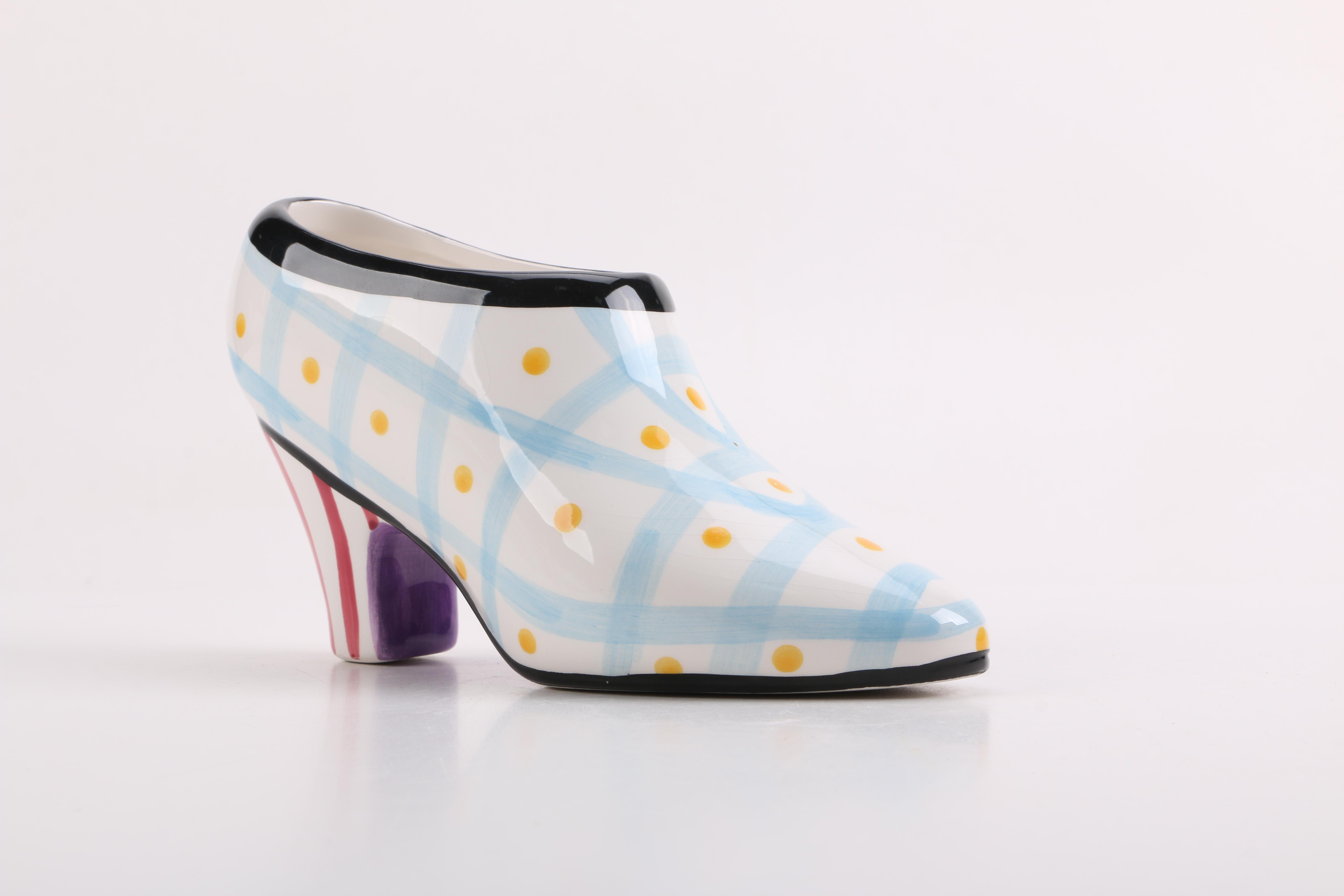 CBK Ltd. LLC 1998 Ceramic Shoe Figurines