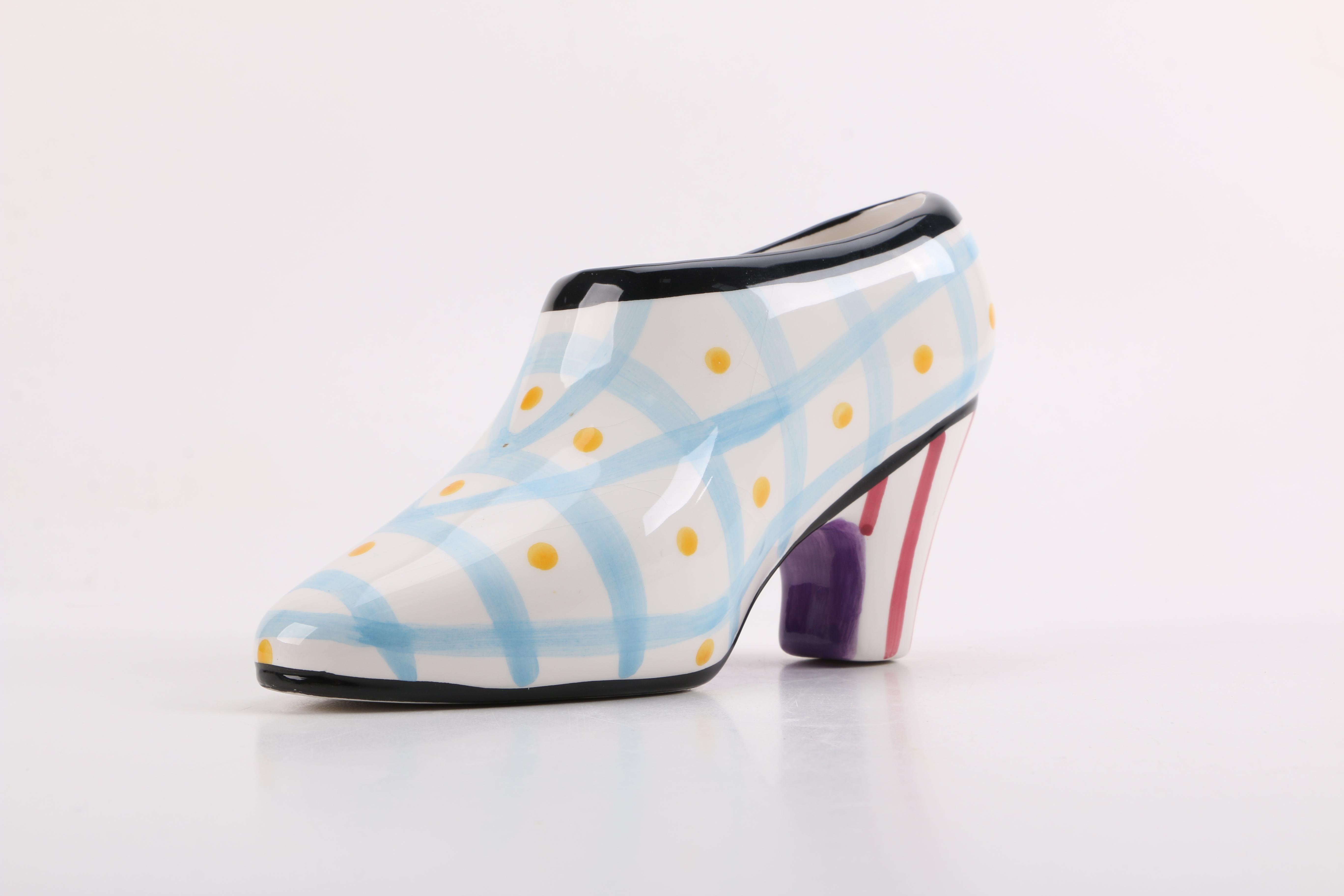 CBK Ltd. LLC 1998 Ceramic Shoe Figurines