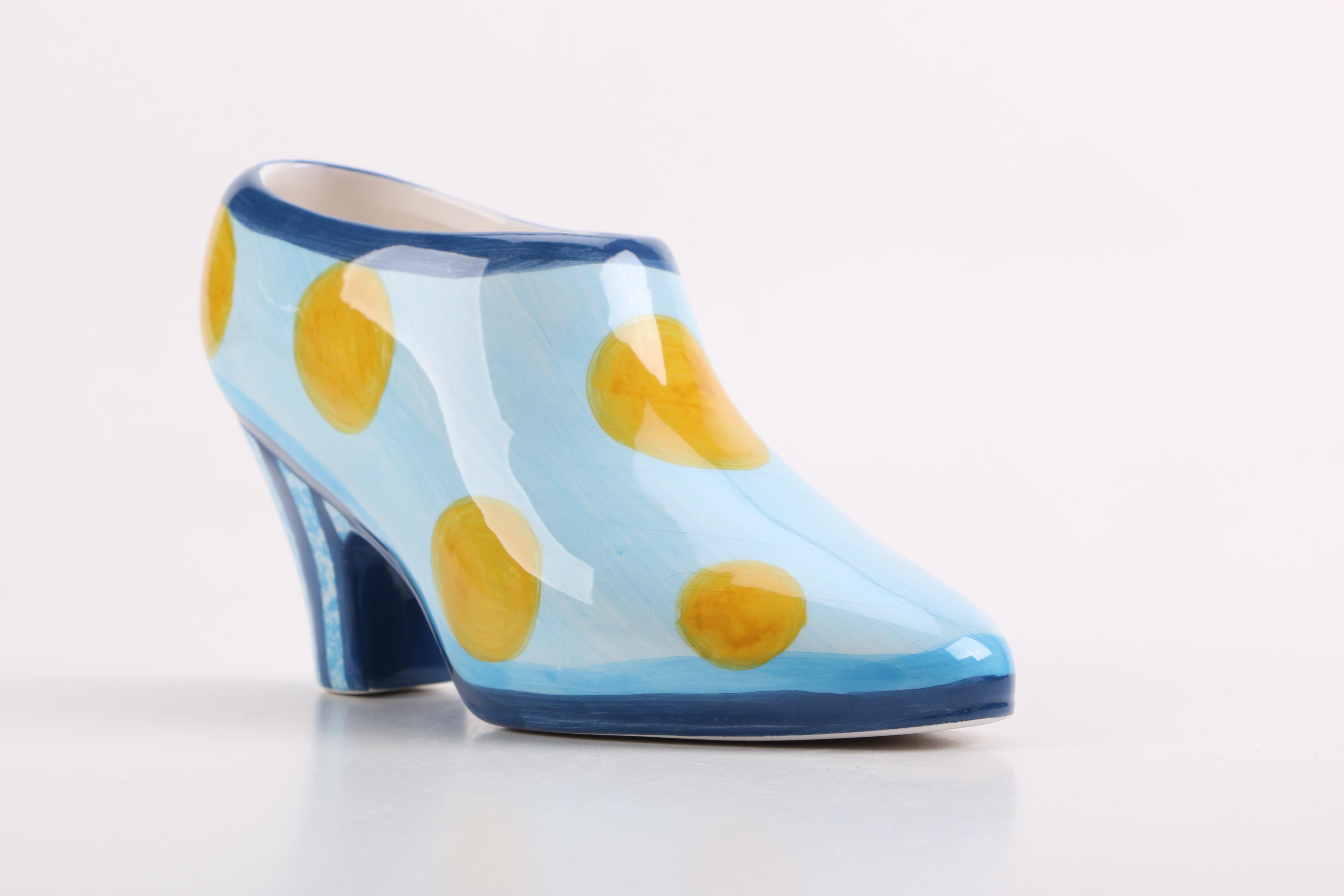 CBK Ltd. LLC 1998 Ceramic Shoe Figurines