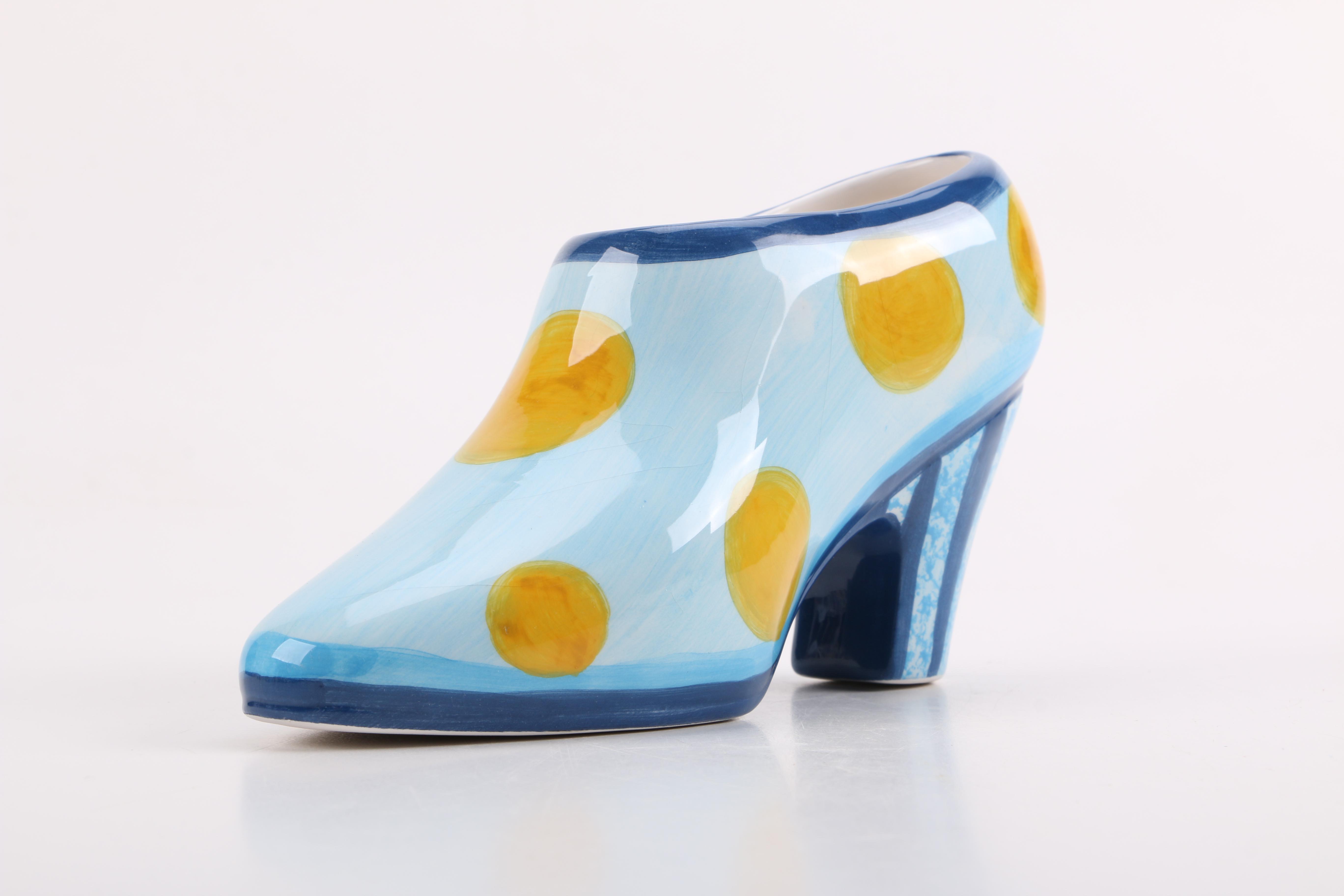 CBK Ltd. LLC 1998 Ceramic Shoe Figurines