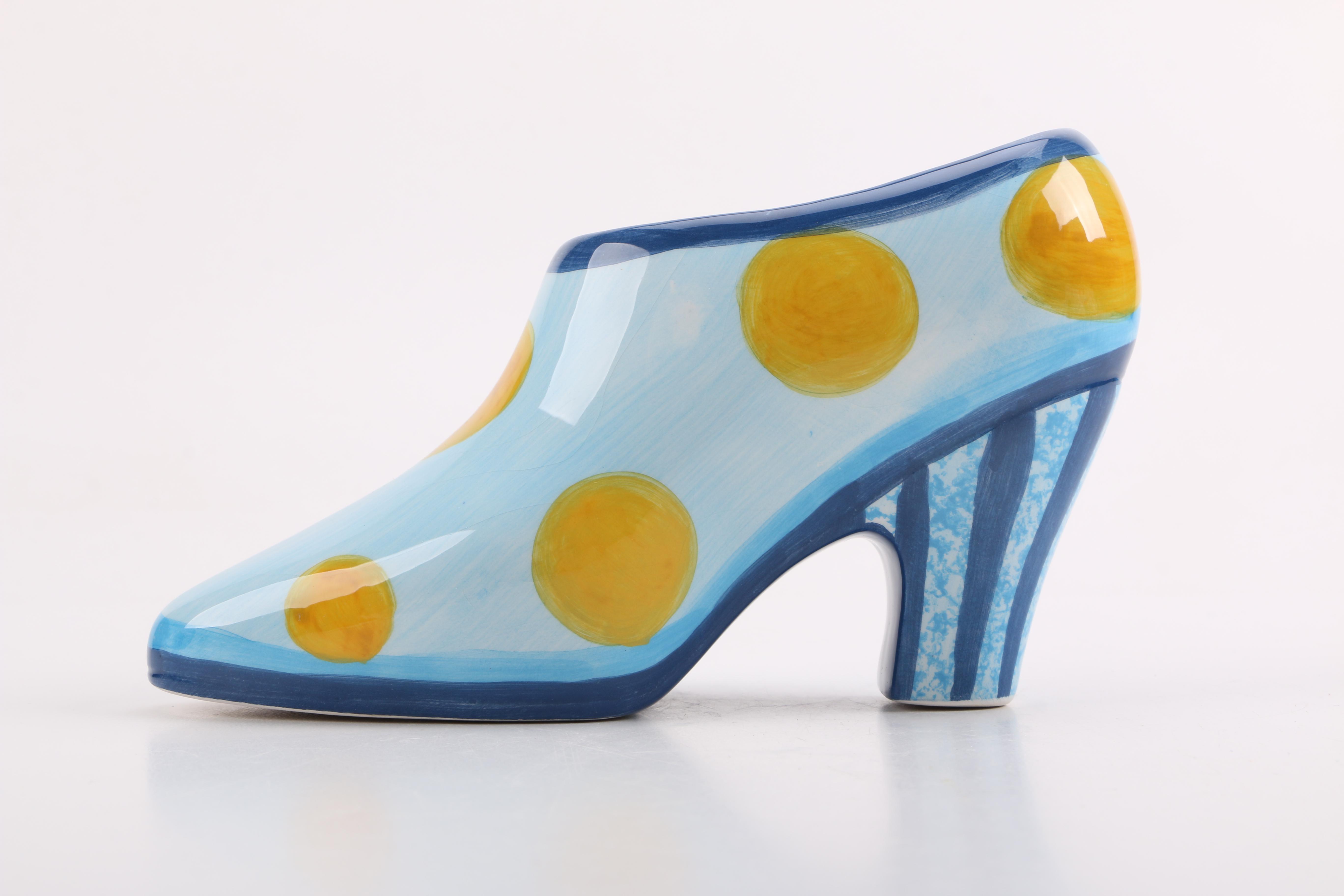 CBK Ltd. LLC 1998 Ceramic Shoe Figurines