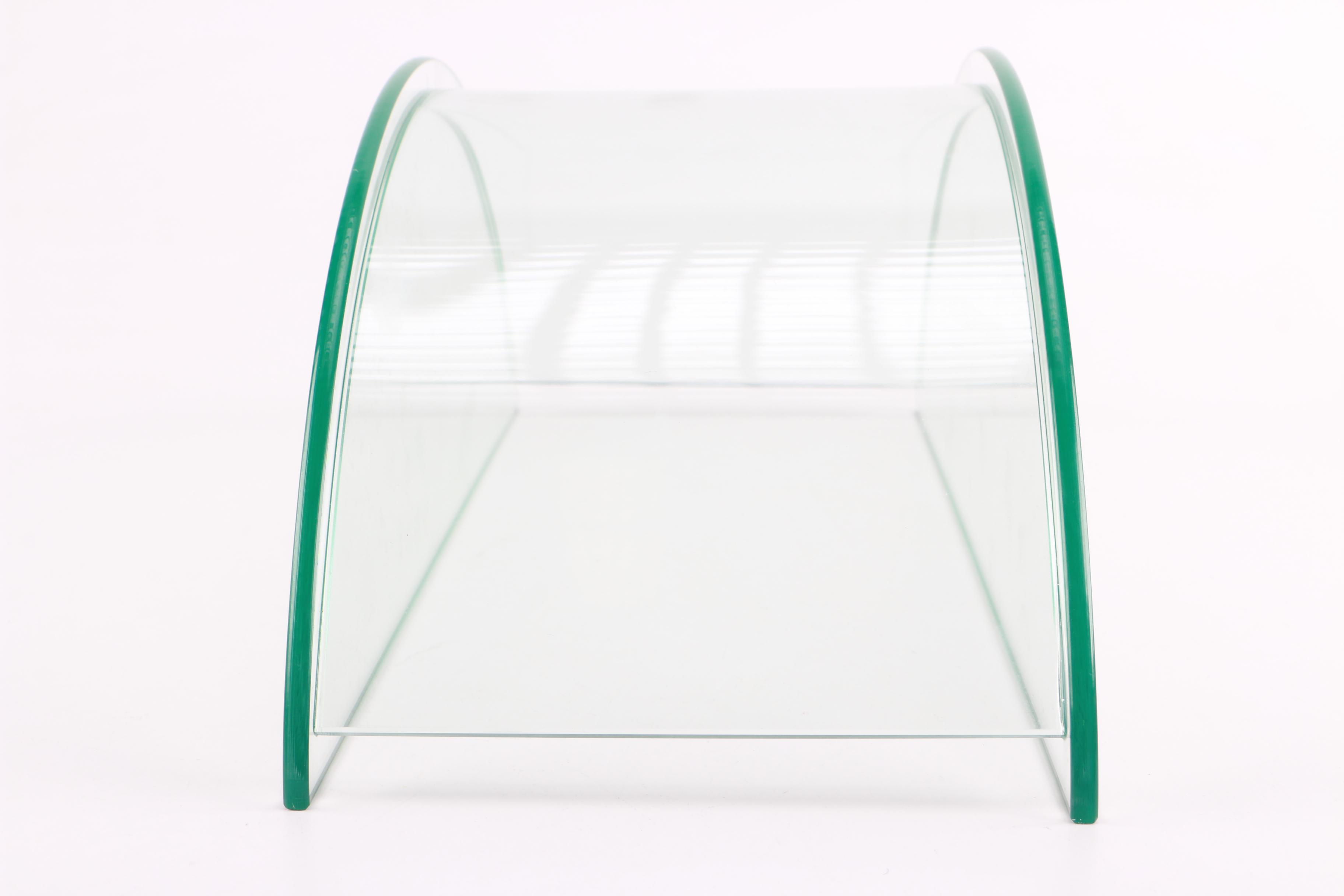Geometric Clear Glass Bowl