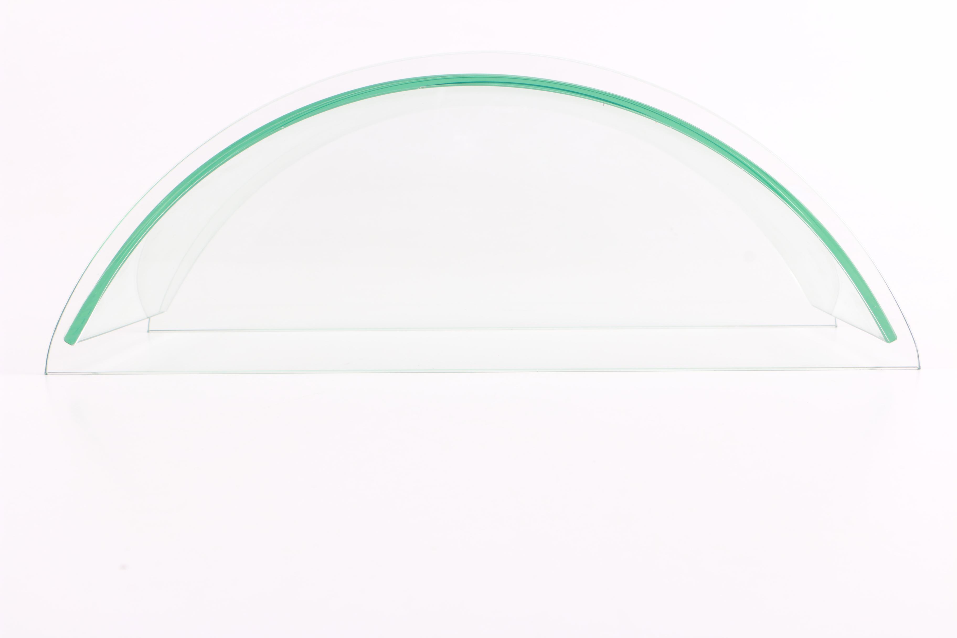 Geometric Clear Glass Bowl