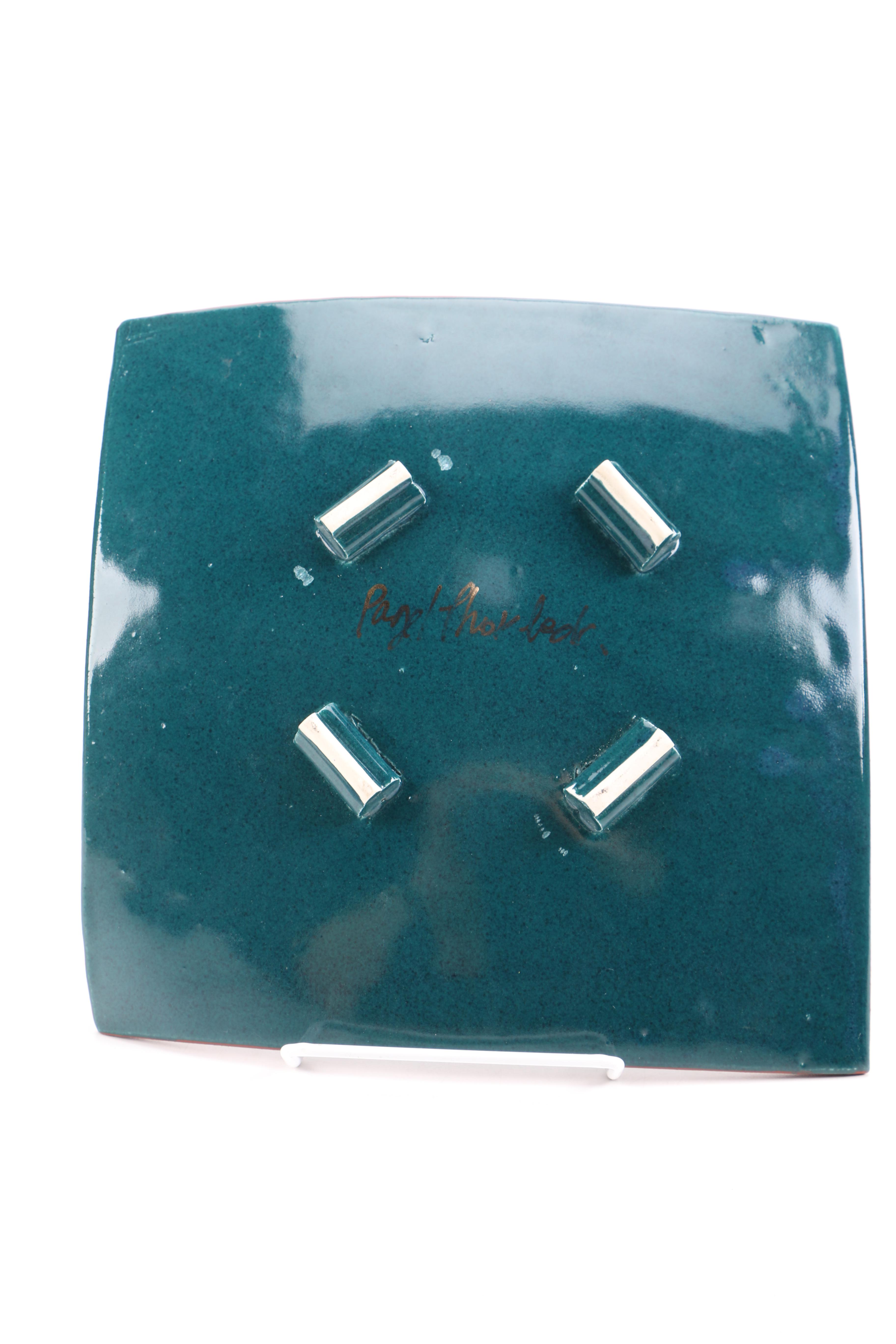 Handbuilt Hand-Painted Porcelain Plate