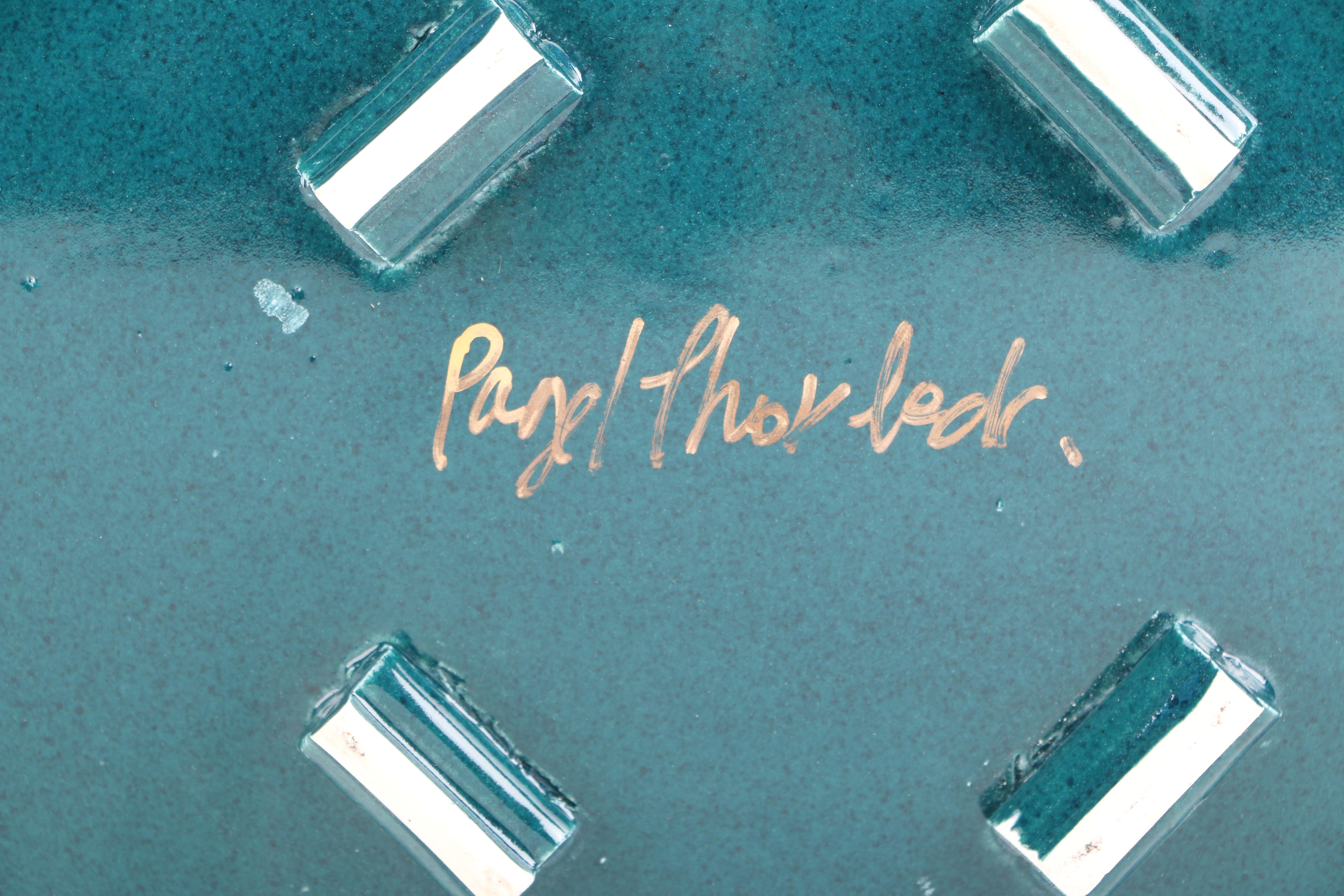 Handbuilt Hand-Painted Porcelain Plate