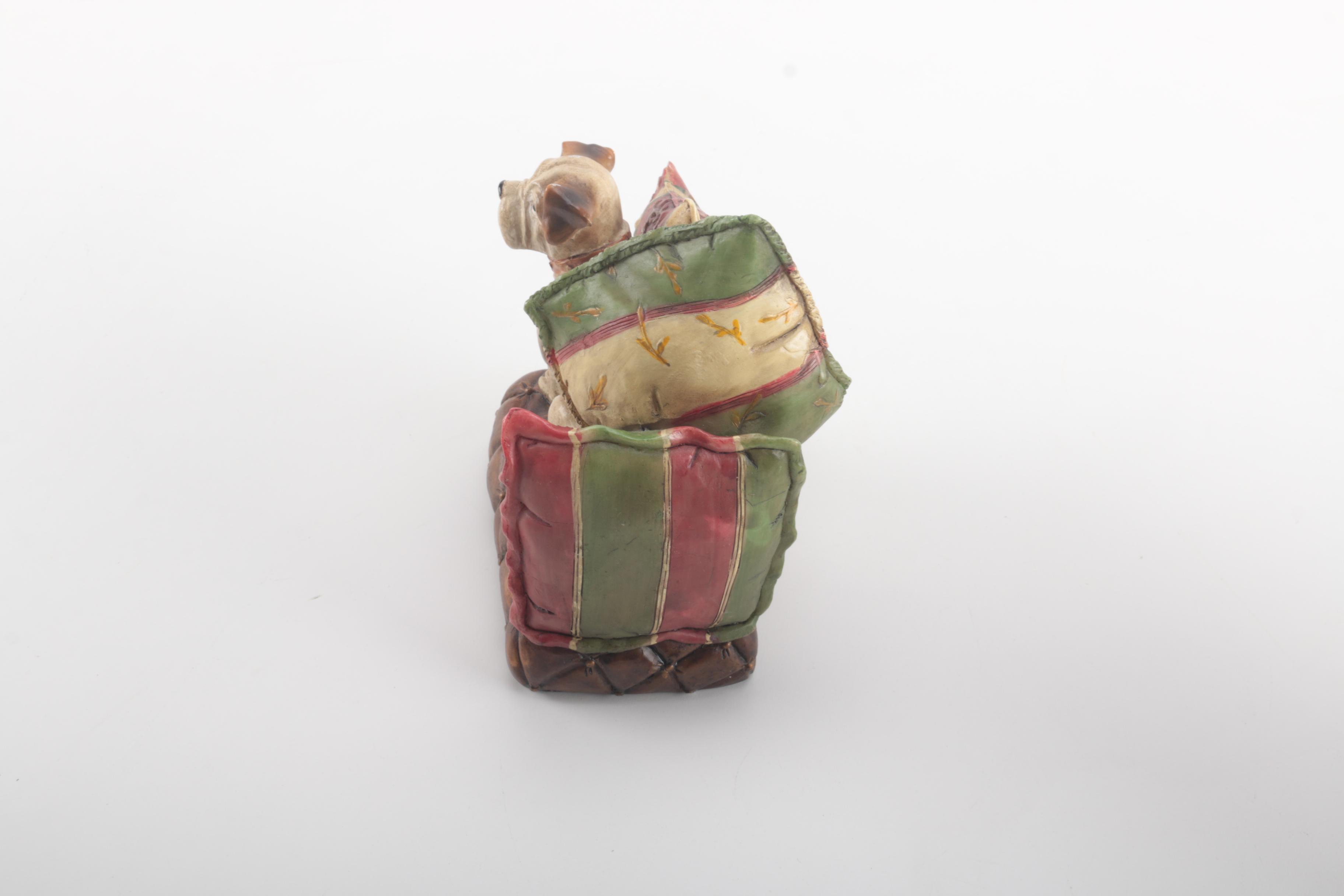 Dog and Pillow Bookends