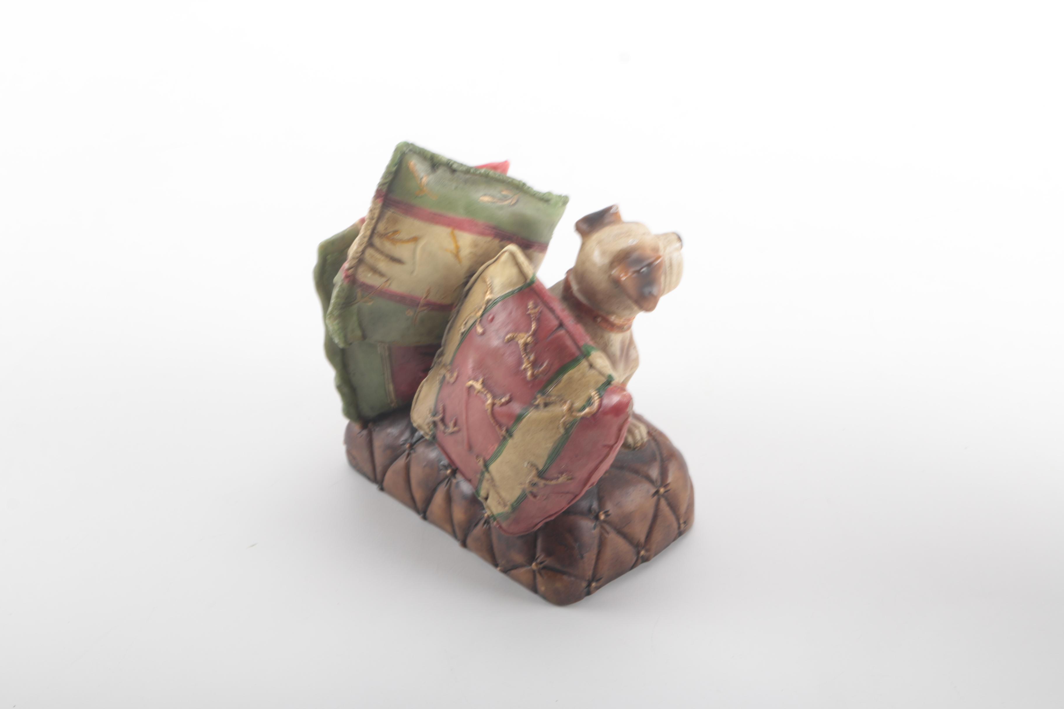 Dog and Pillow Bookends