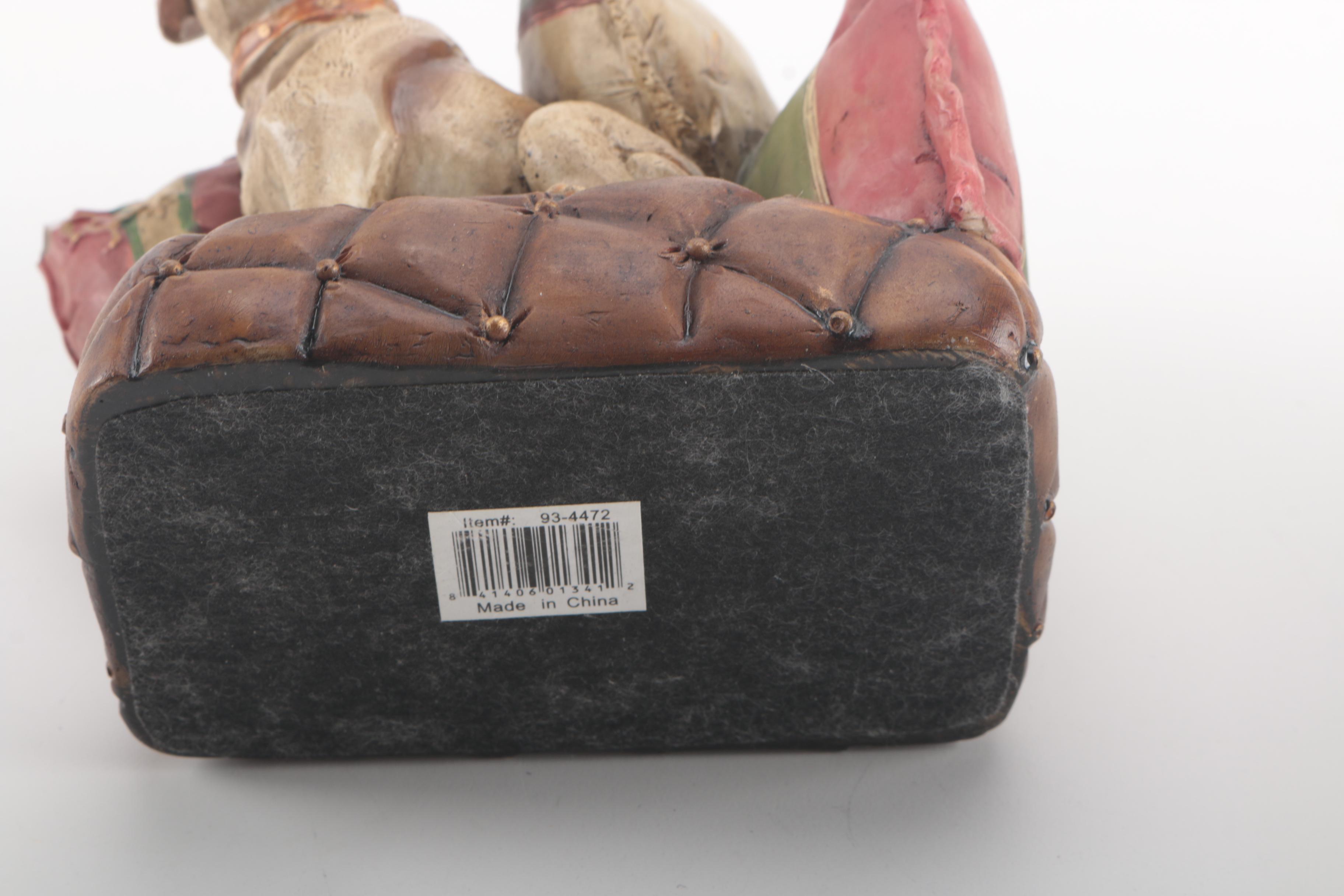 Dog and Pillow Bookends