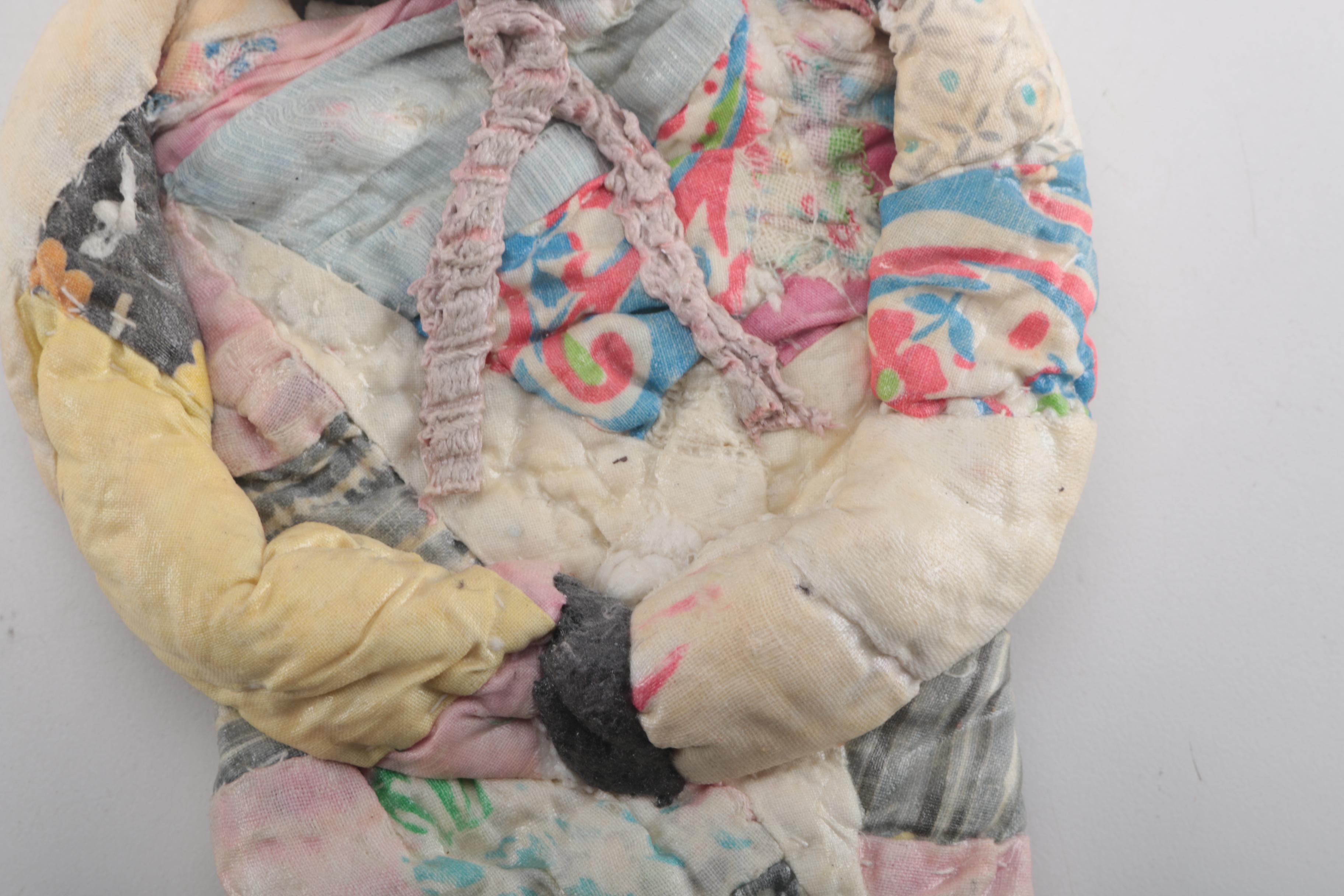 Hardened Fabric Cow Decoration