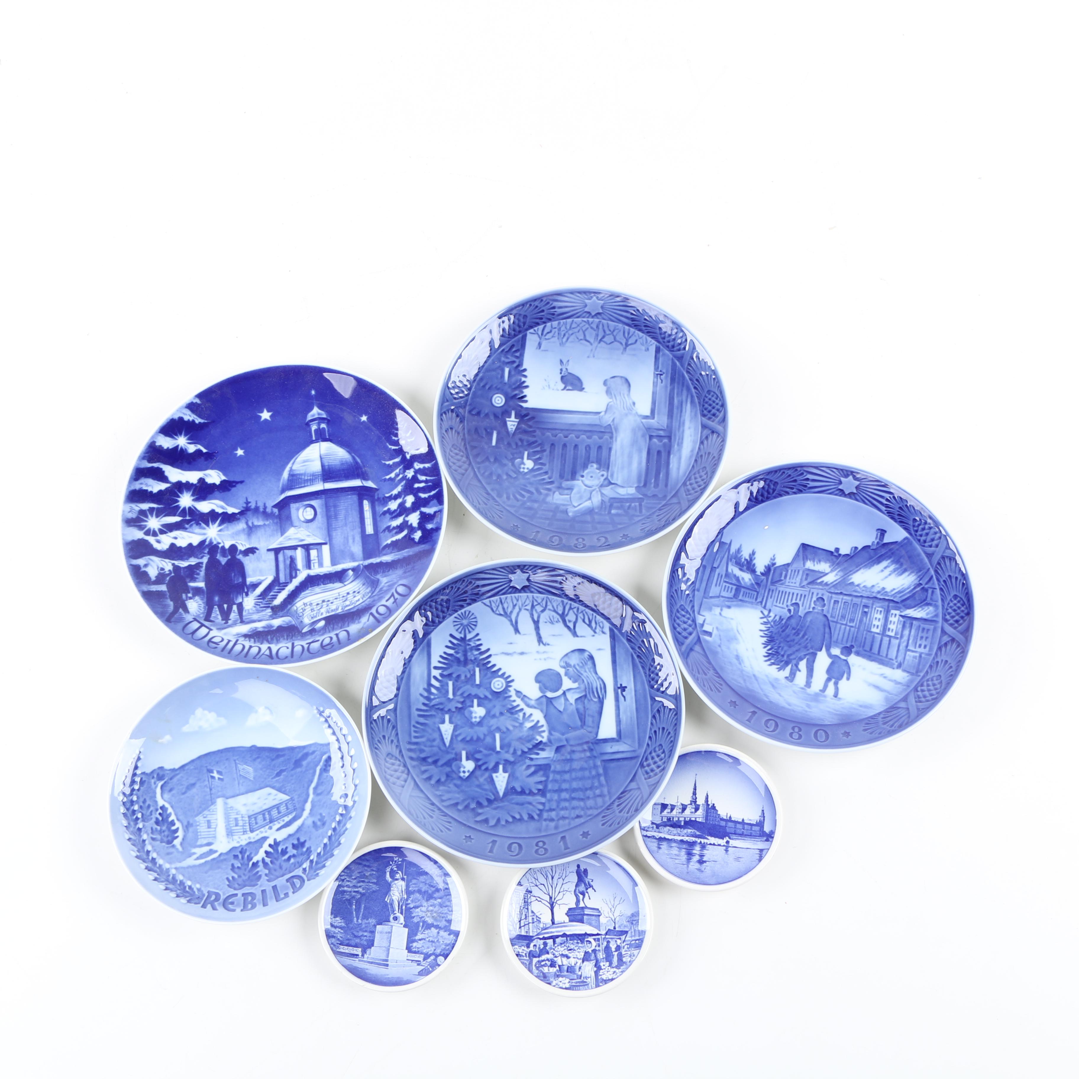 Assortment of Porcelain and Ceramic Plates