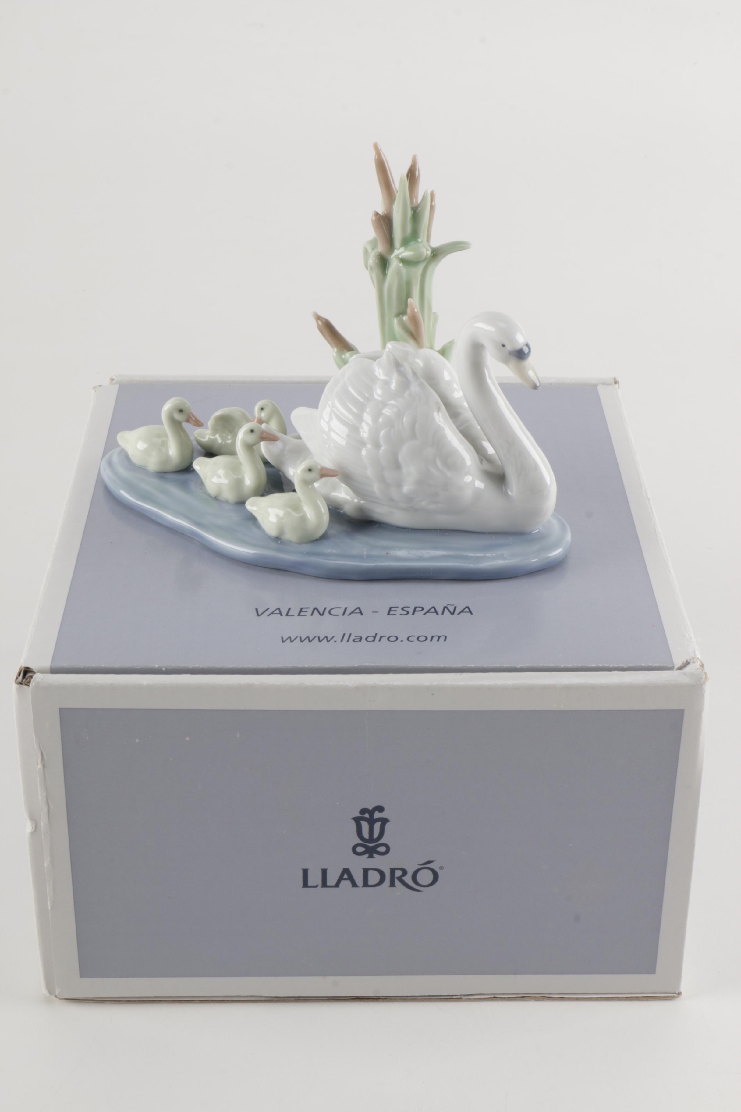 Signed 1989 Lladro "Follow Me" Porcelain Figurine #01005722