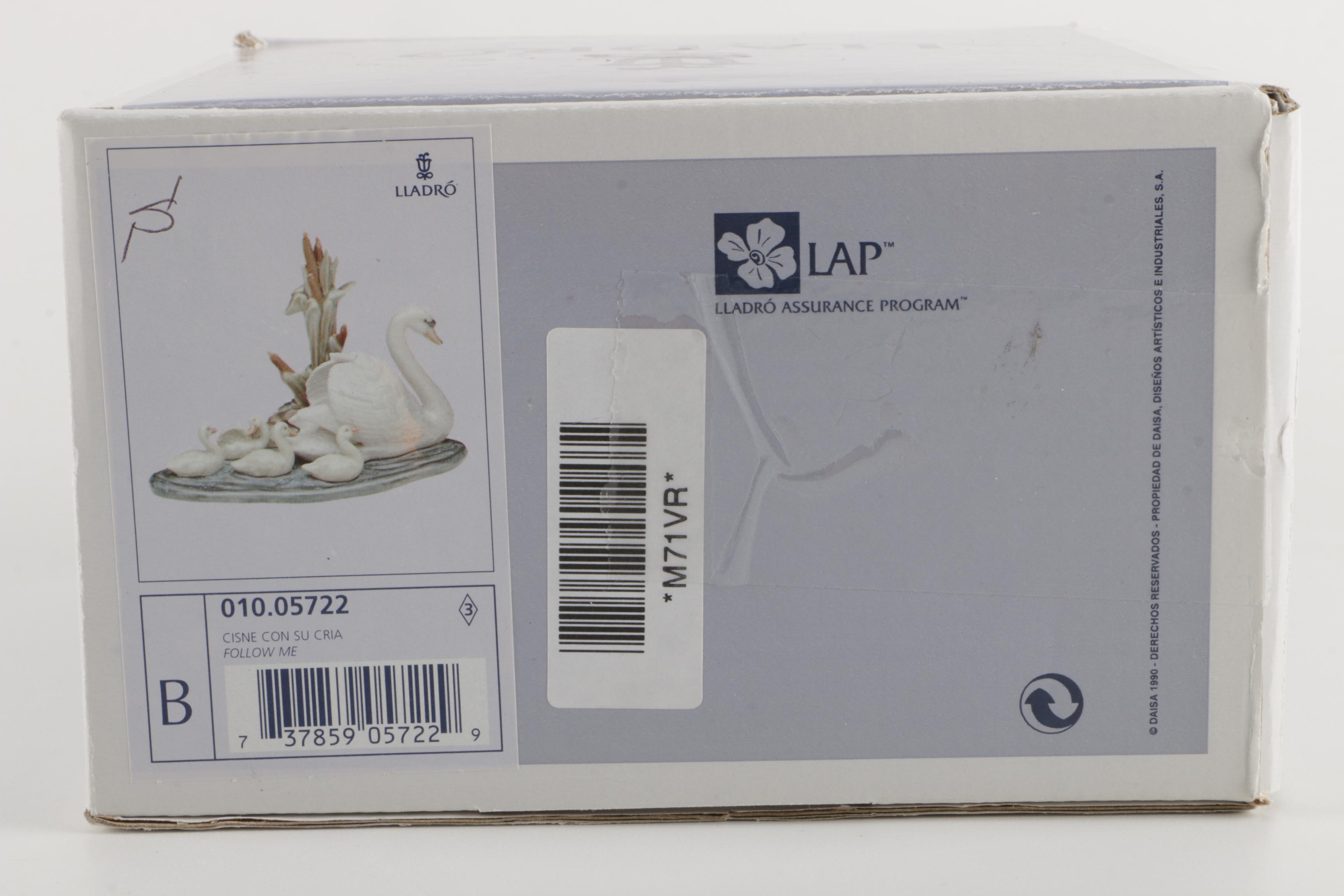 Signed 1989 Lladro "Follow Me" Porcelain Figurine #01005722