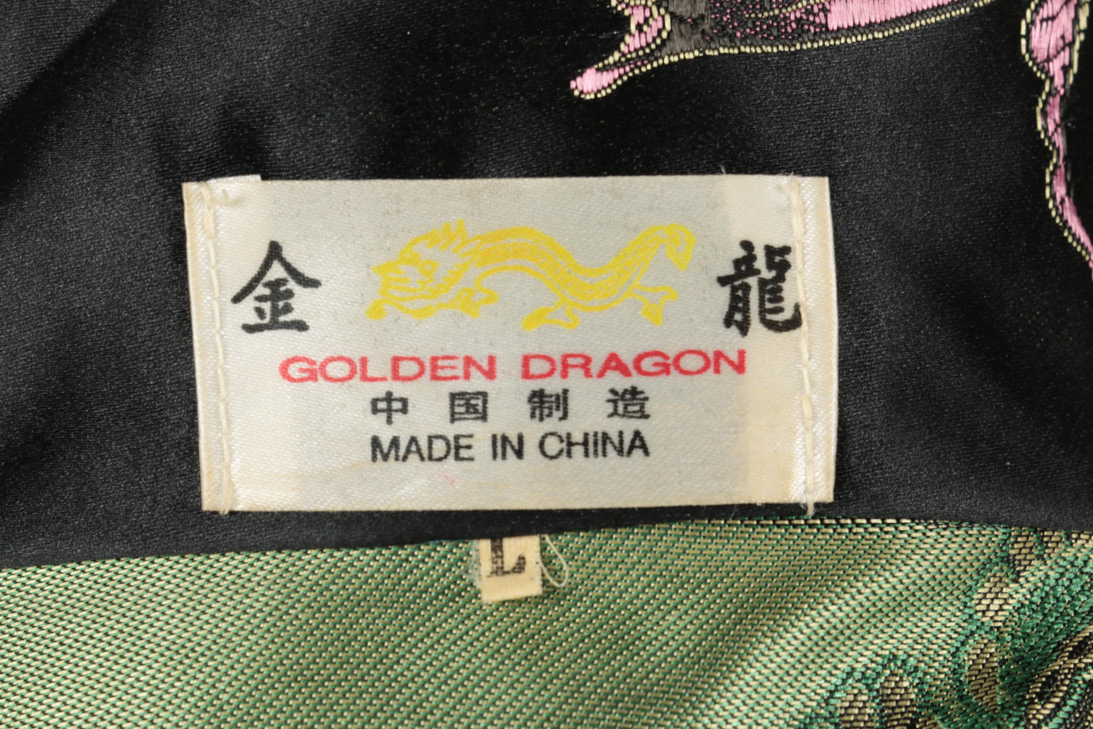 Silk Chinese Butterfly Pattern Robe