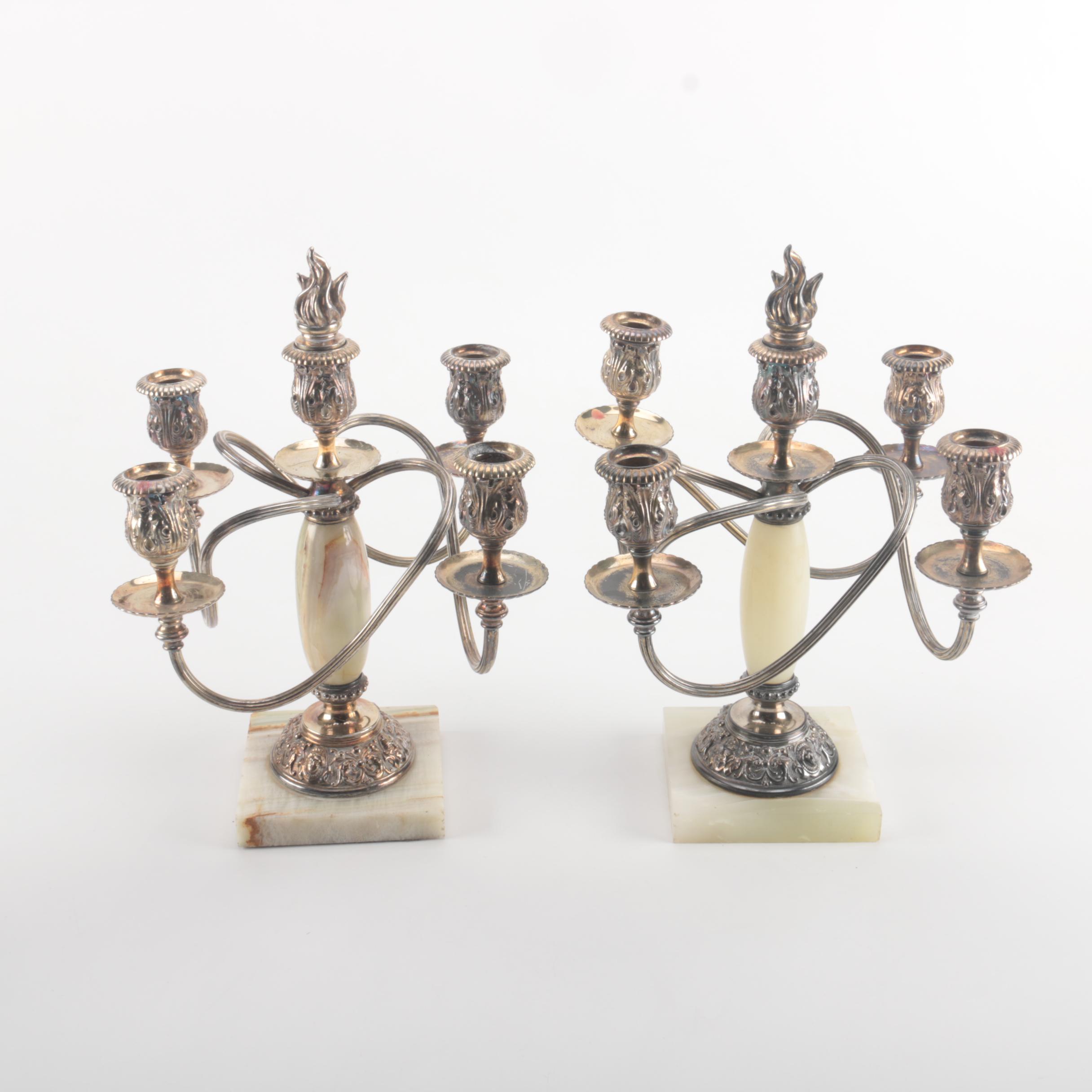Agate Candelabras