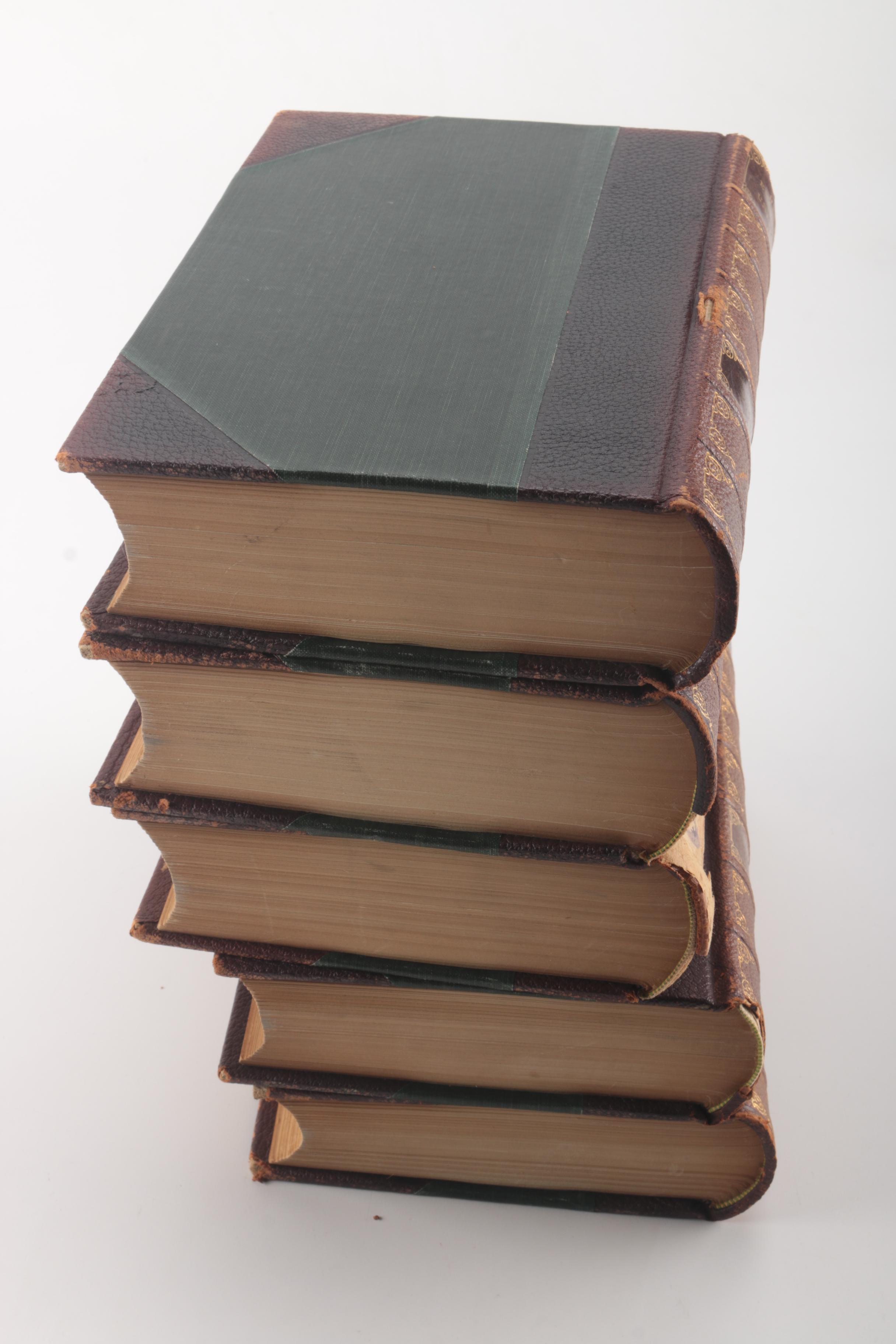 1901 "Harper's Encyclopedia of United States History Volumes I, II, IV, V, & X