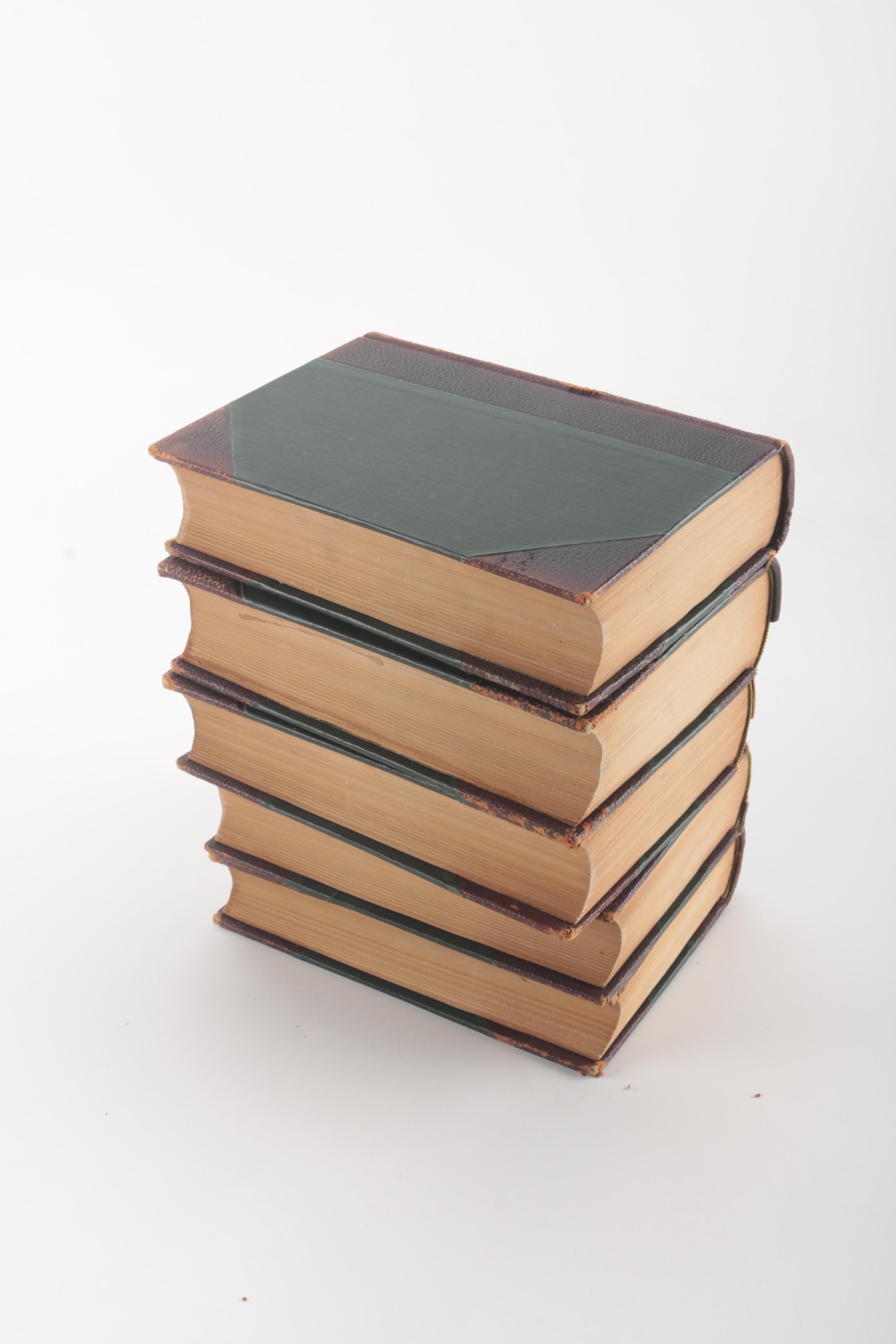 1901 "Harper's Encyclopedia of United States History Volumes I, II, IV, V, & X