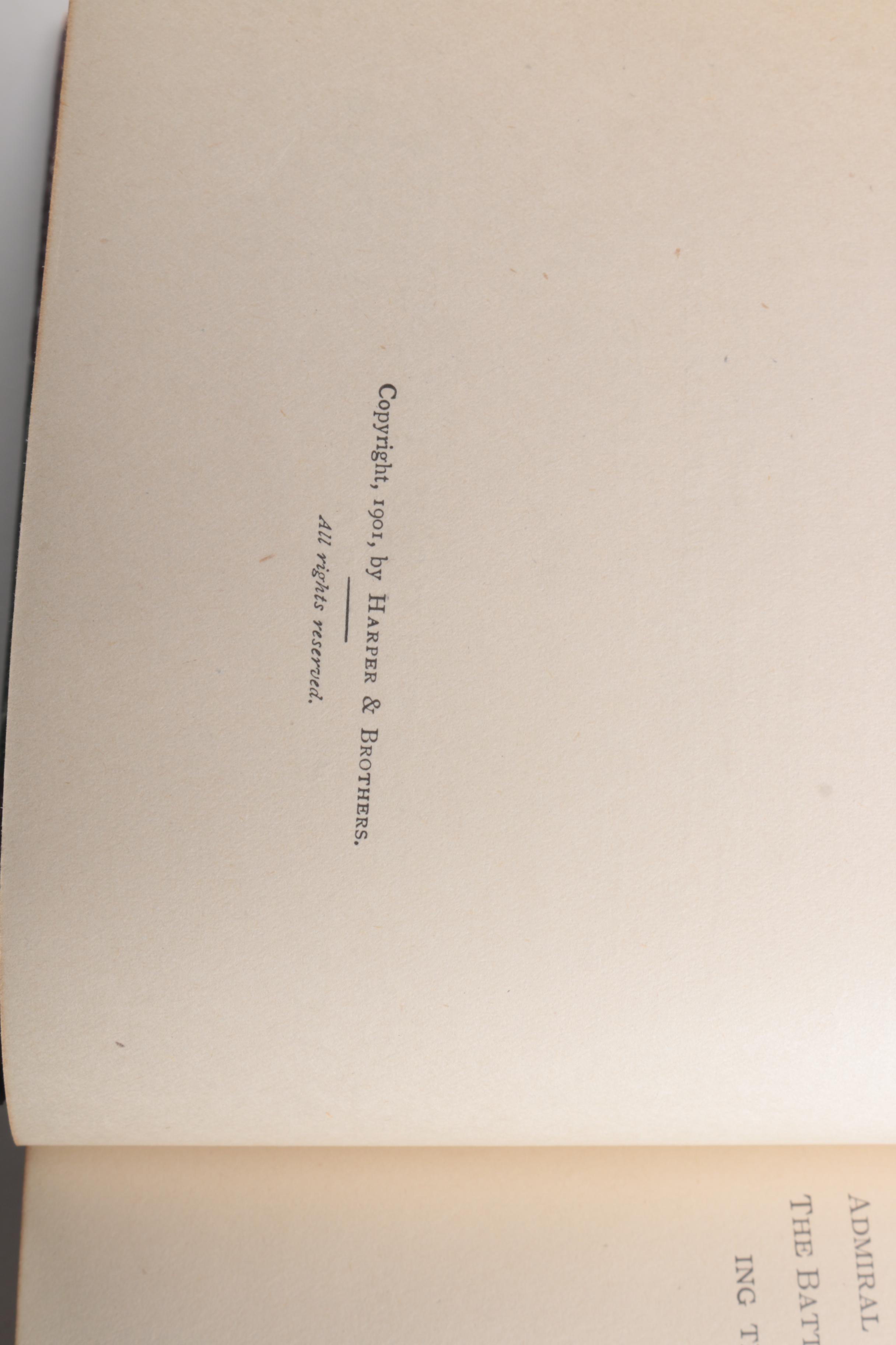 1901 "Harper's Encyclopedia of United States History Volumes I, II, IV, V, & X