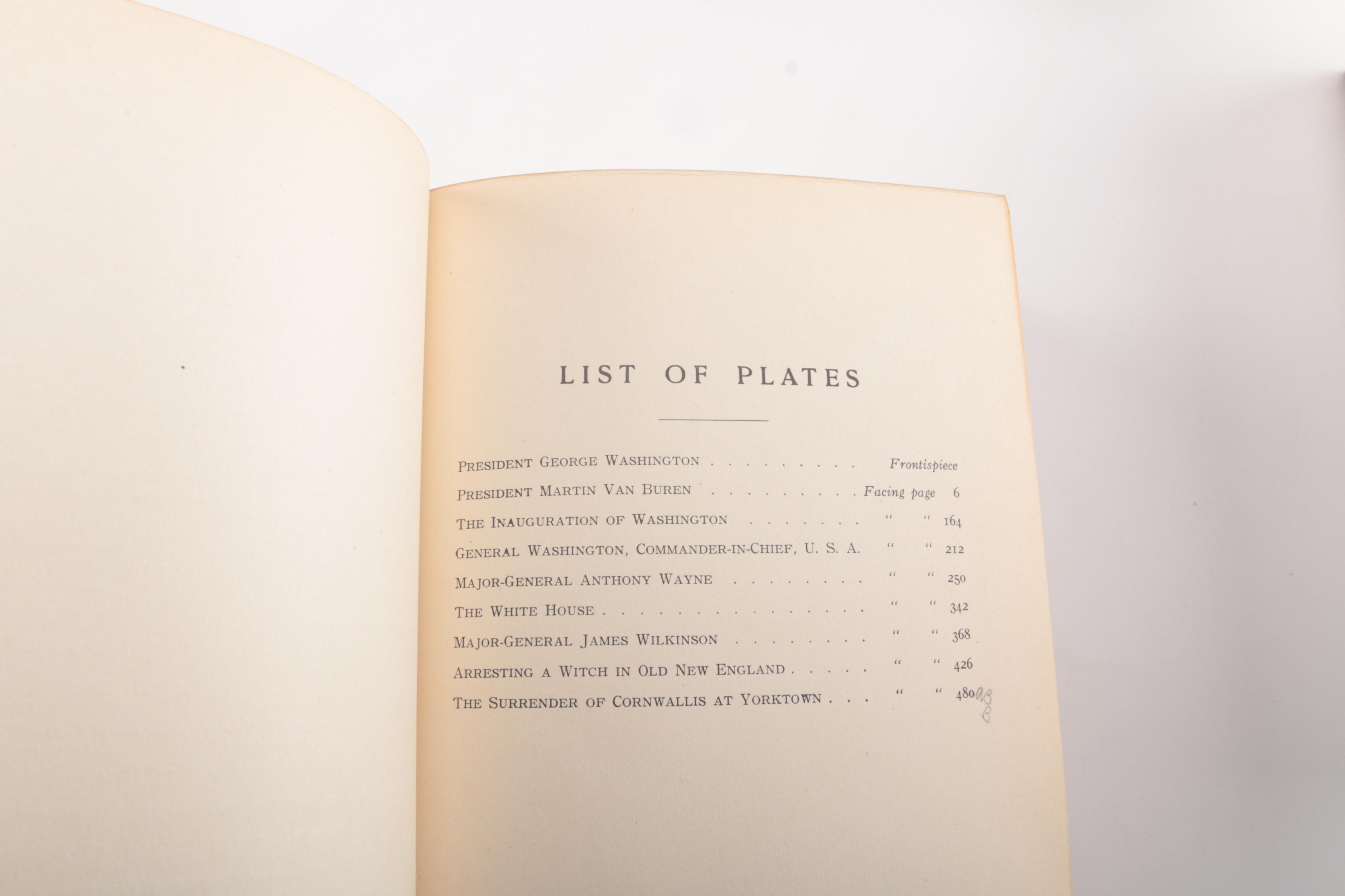 1901 "Harper's Encyclopedia of United States History Volumes I, II, IV, V, & X