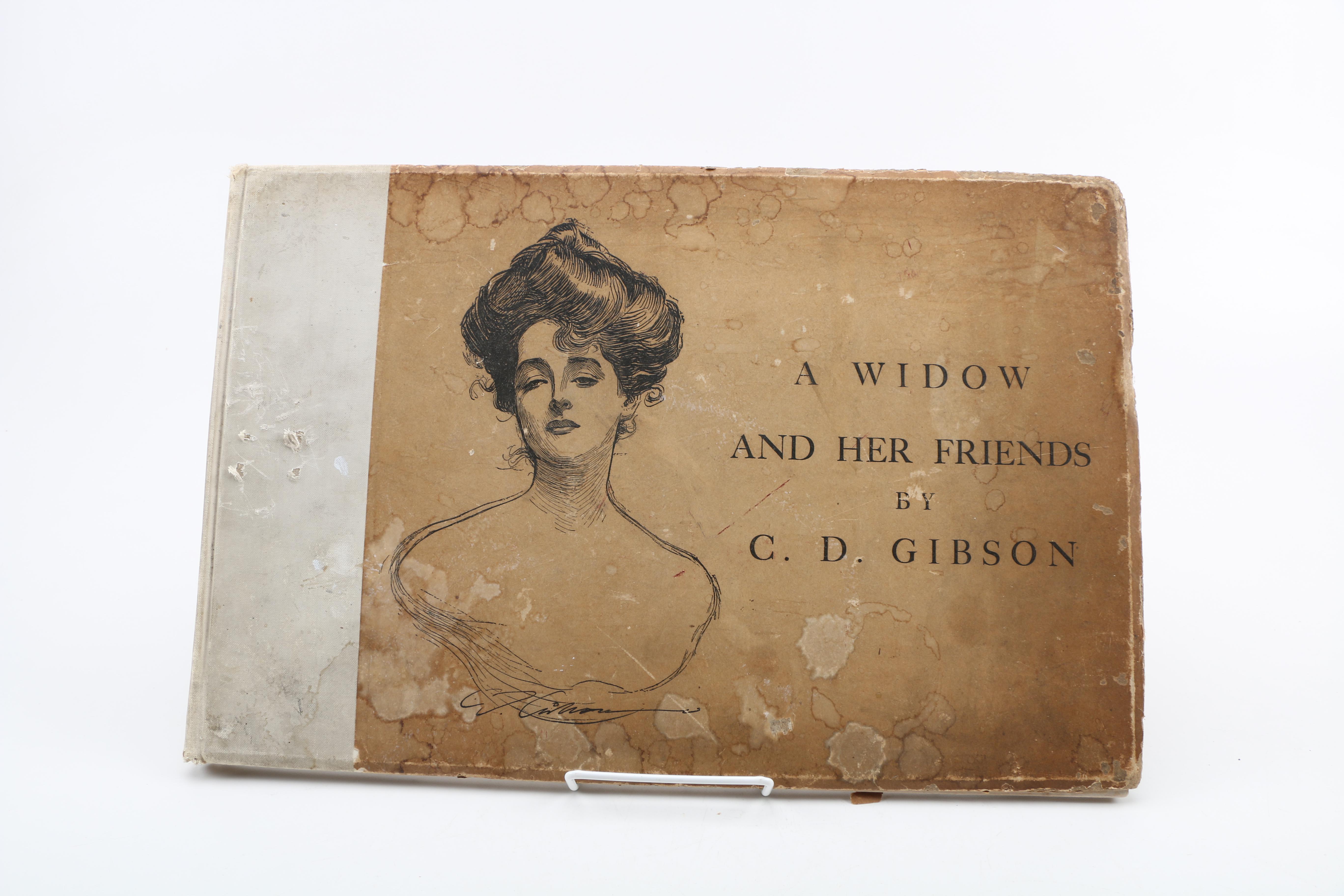 1901 First Edition "A Widow and Her Friends" by Charles Dana Gibson