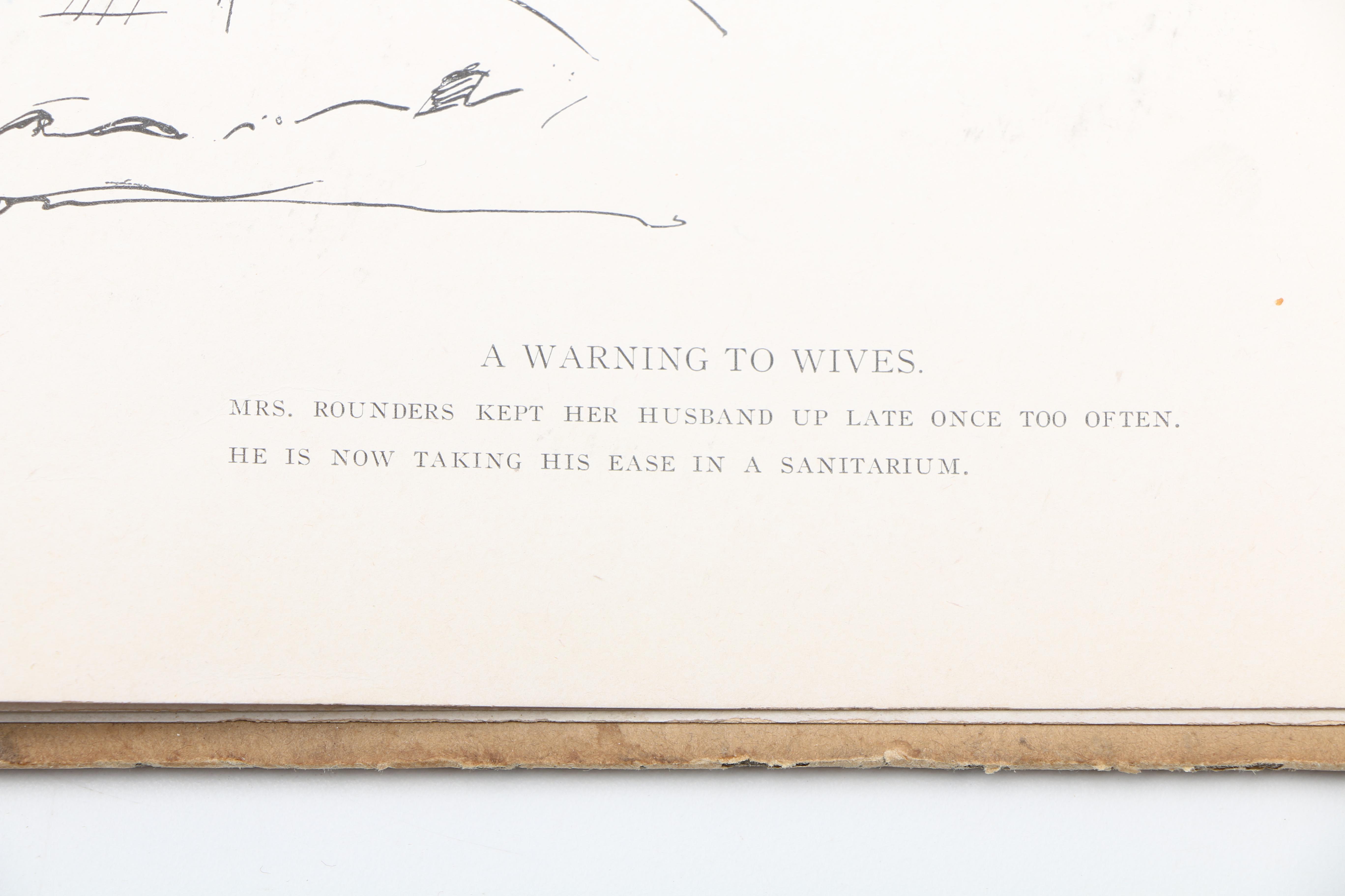 1901 First Edition "A Widow and Her Friends" by Charles Dana Gibson