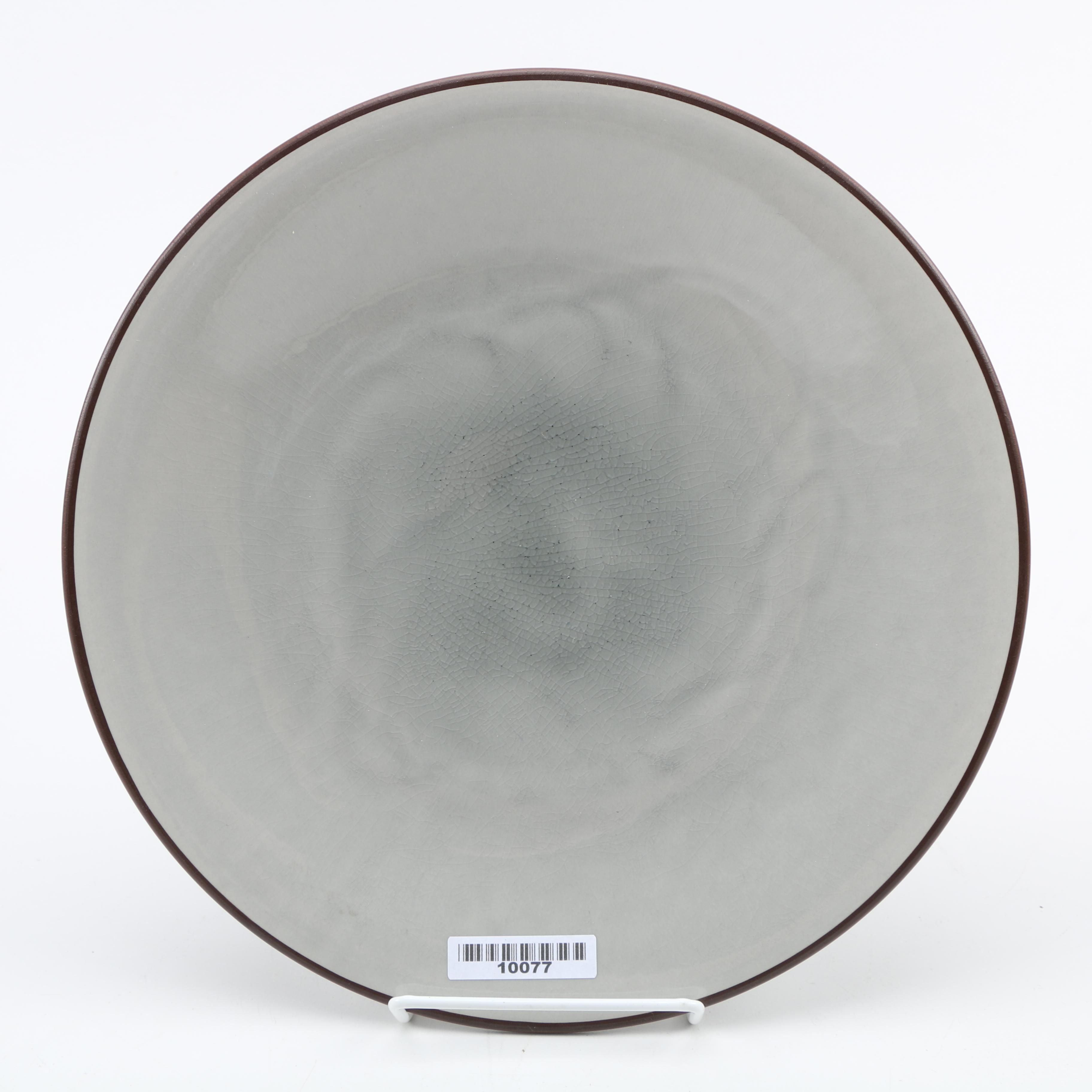 Three Plates, Ramekins and Saucers