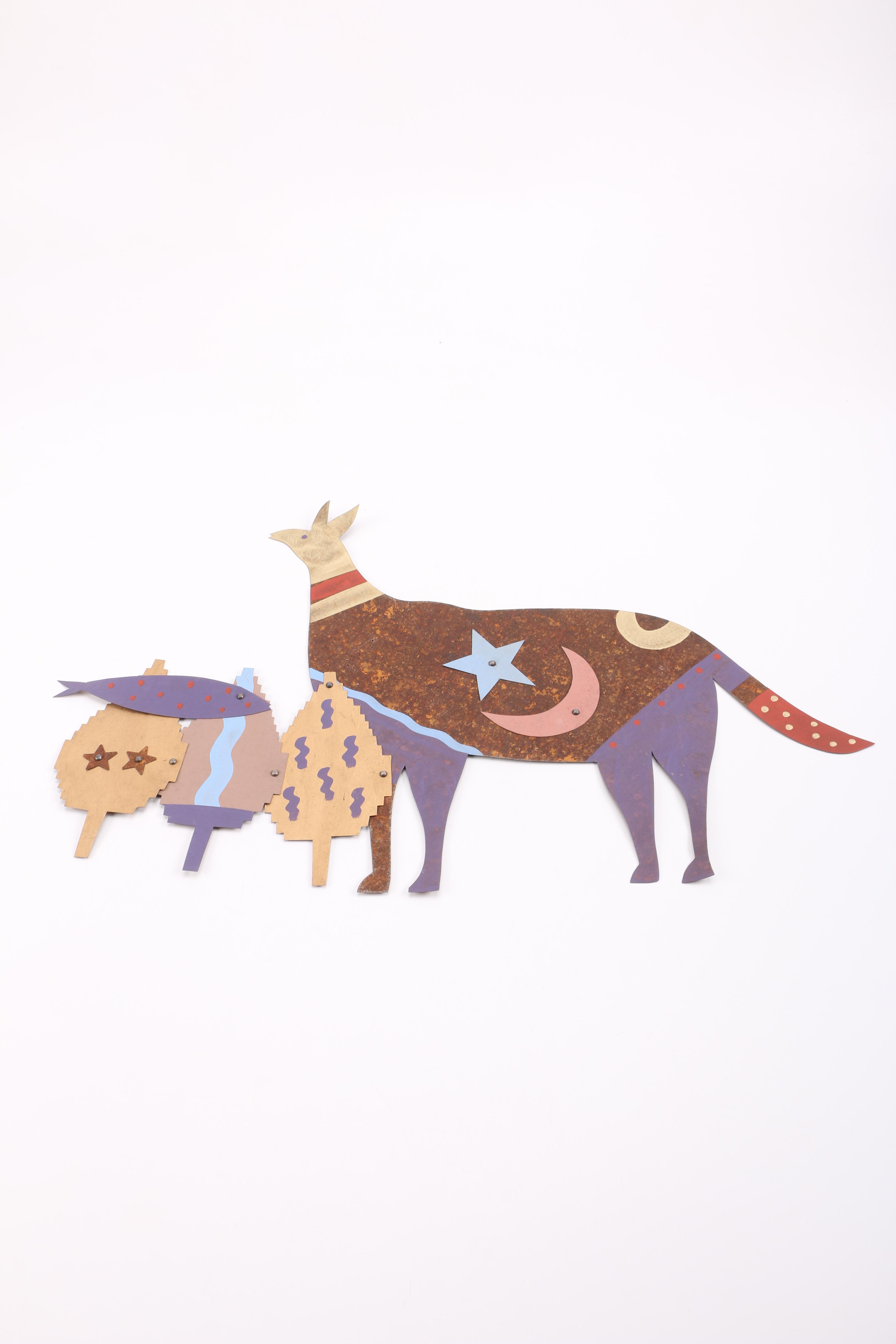 Ivan Barnett Collection "Cuzco Valley" Metal Folk Art Sculpture