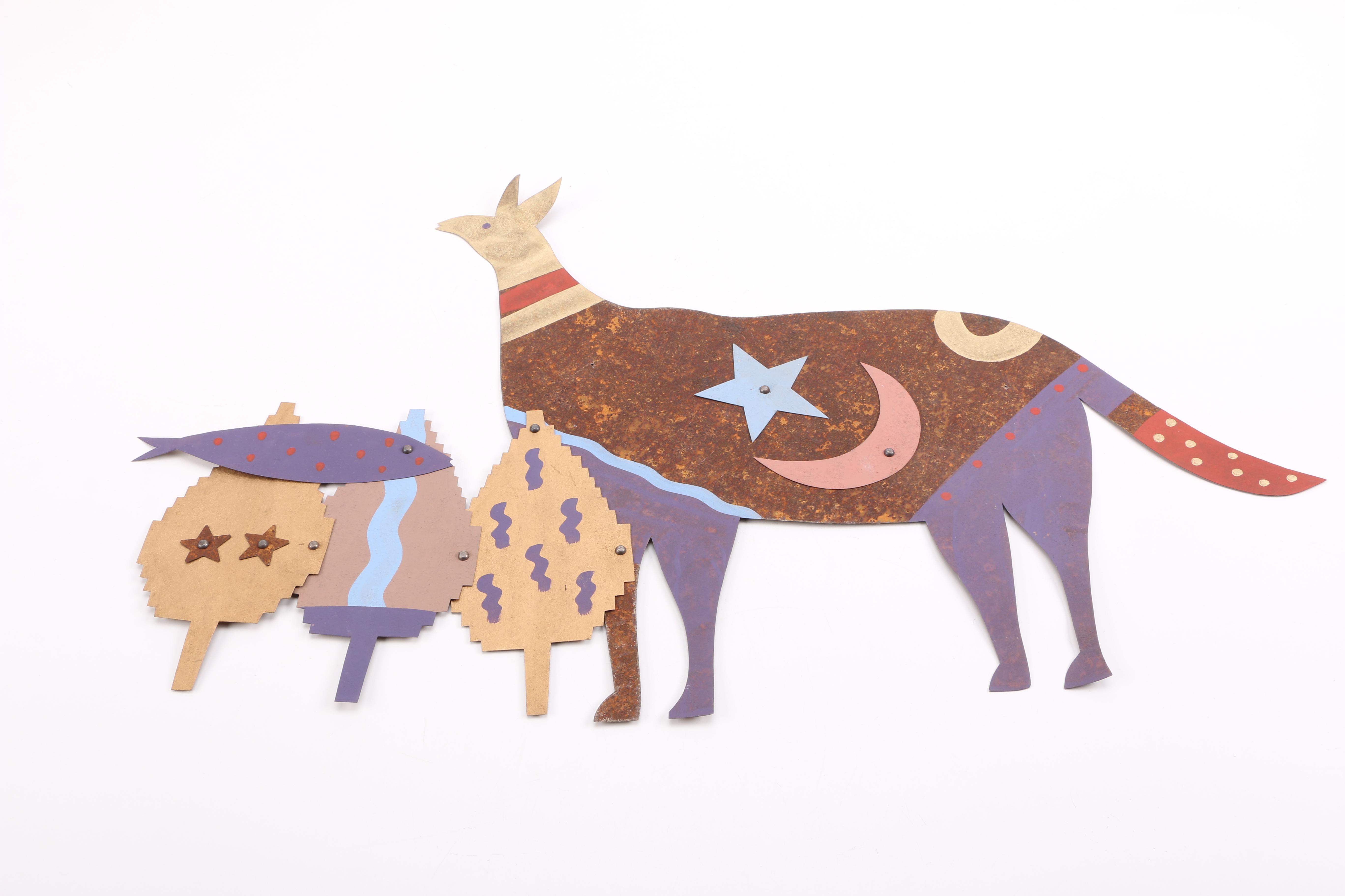 Ivan Barnett Collection "Cuzco Valley" Metal Folk Art Sculpture