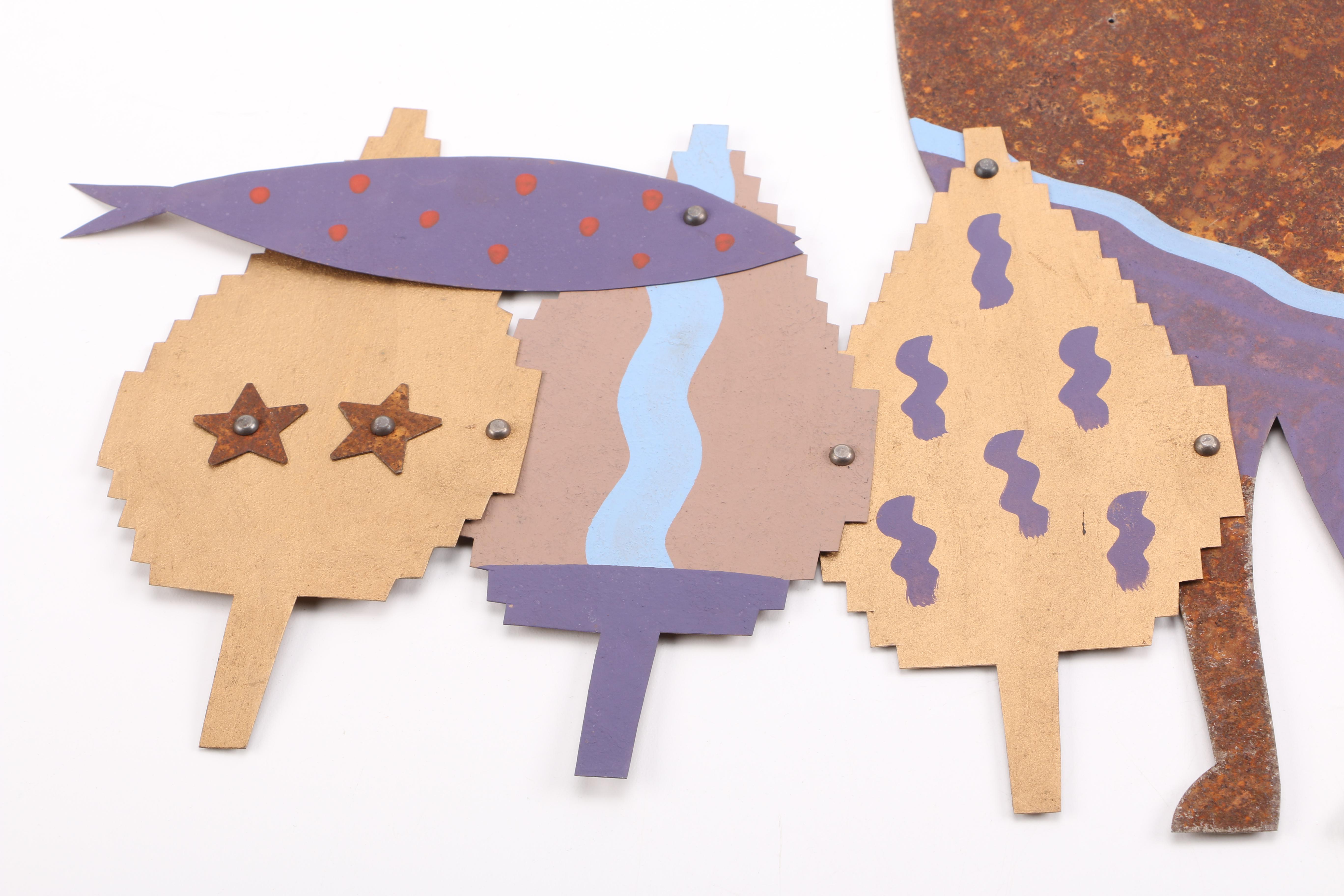 Ivan Barnett Collection "Cuzco Valley" Metal Folk Art Sculpture