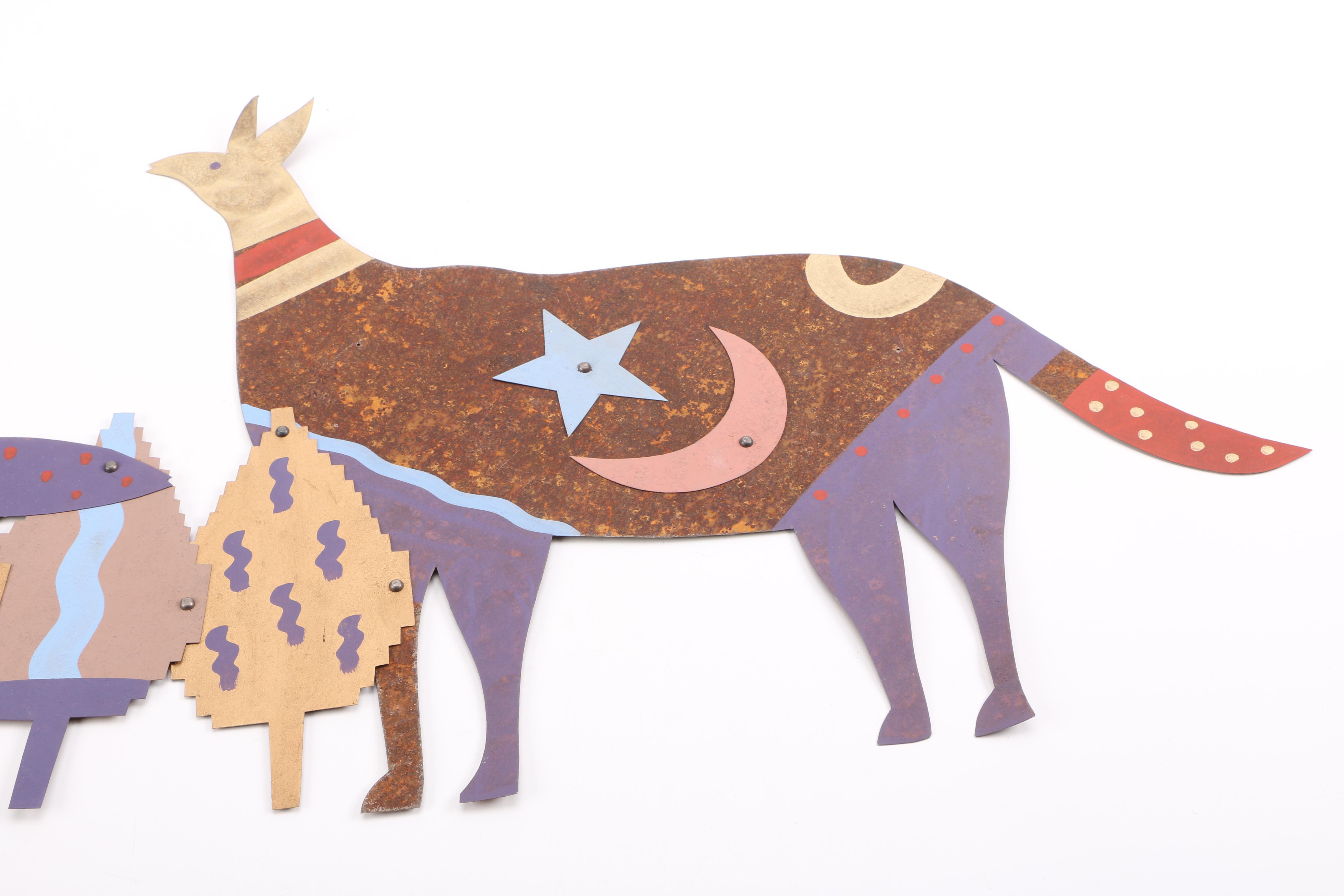 Ivan Barnett Collection "Cuzco Valley" Metal Folk Art Sculpture