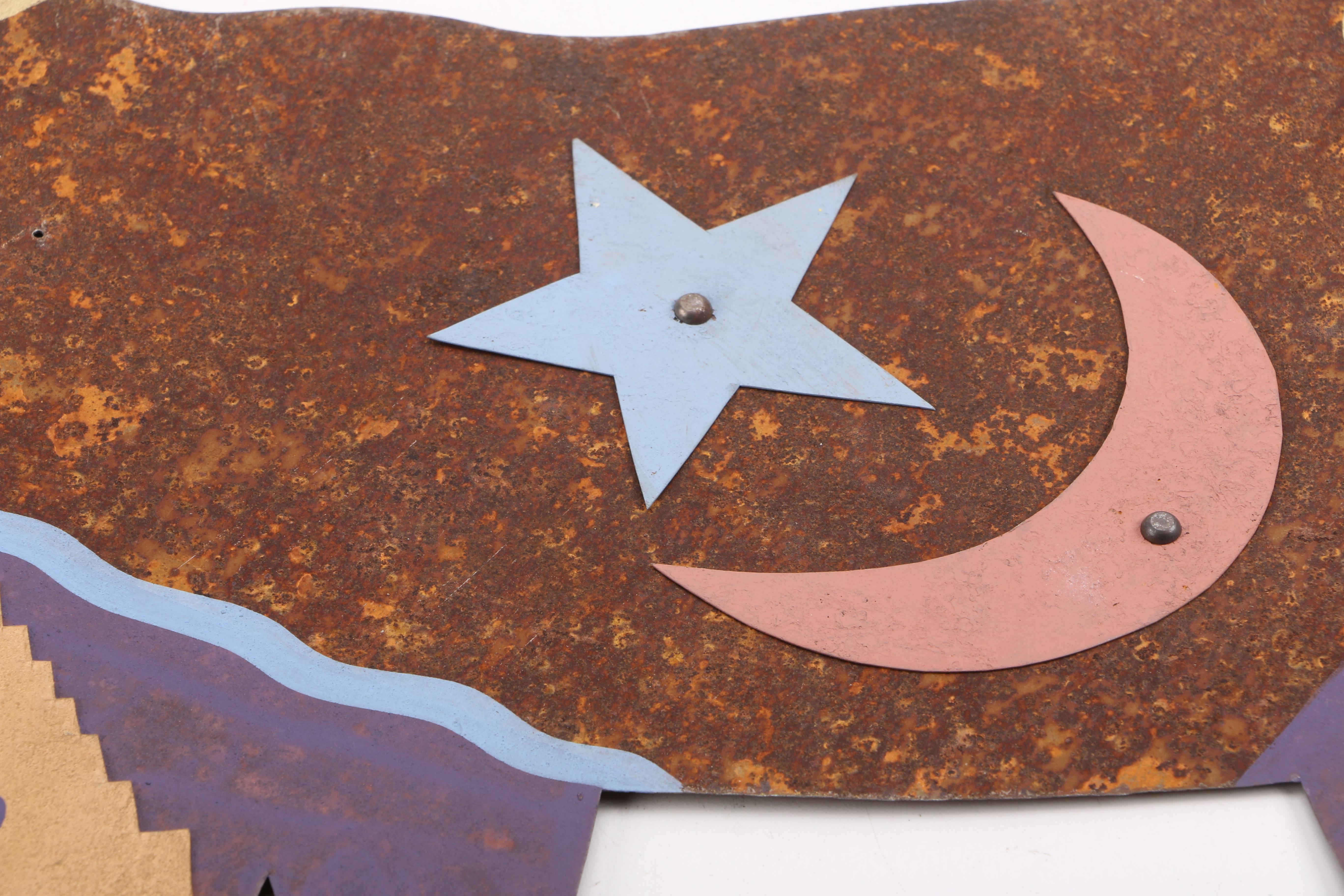 Ivan Barnett Collection "Cuzco Valley" Metal Folk Art Sculpture