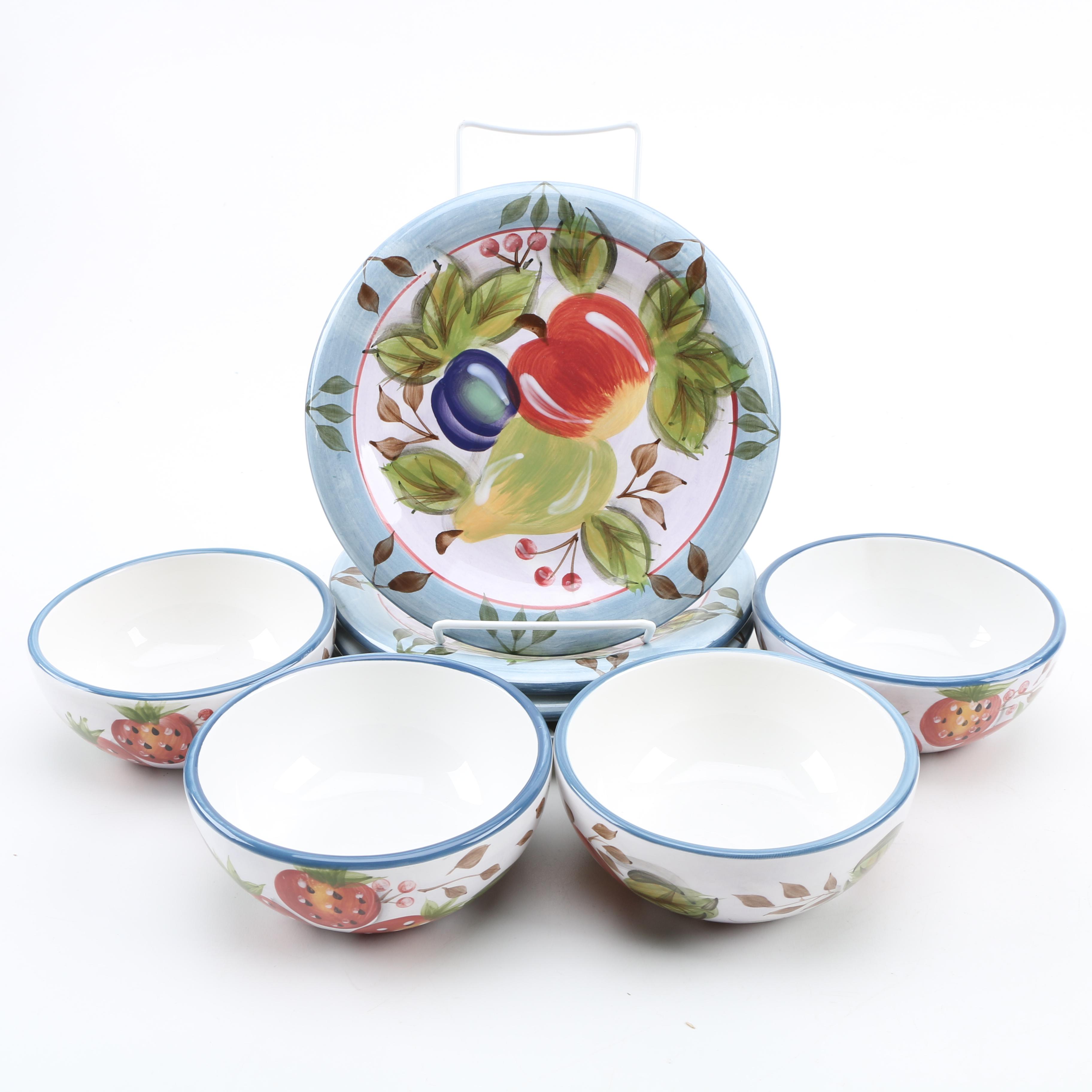 Heritage Mint "Black Forest Fruits" Ceramic Tableware