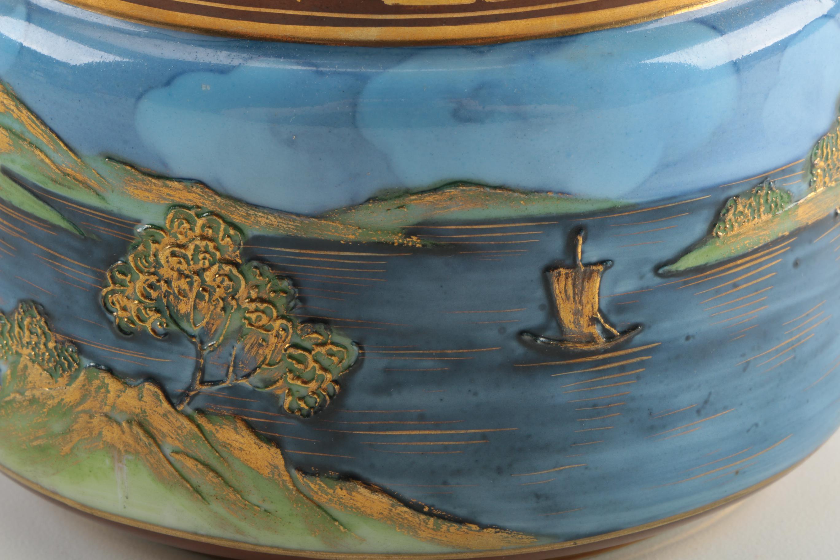 Nippon Hand Painted Moriage Porcelain Tea Set