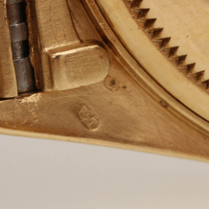 Rolex Oyster 18K Yellow Gold 1.18 CTW Diamond Watch