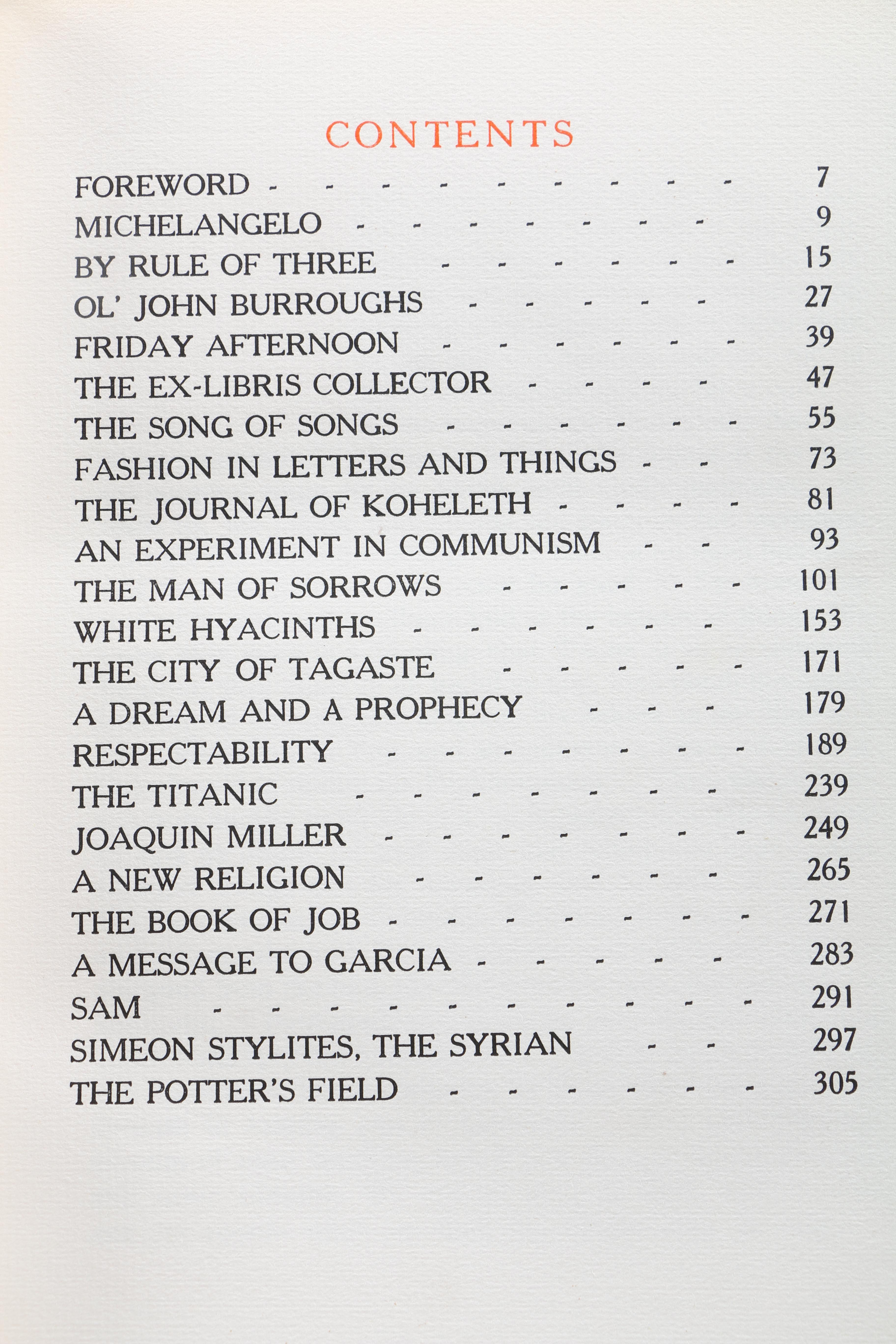 1915 "The Liberators Being Adventures in the City of Fine Minds" by Elbert Hubbard
