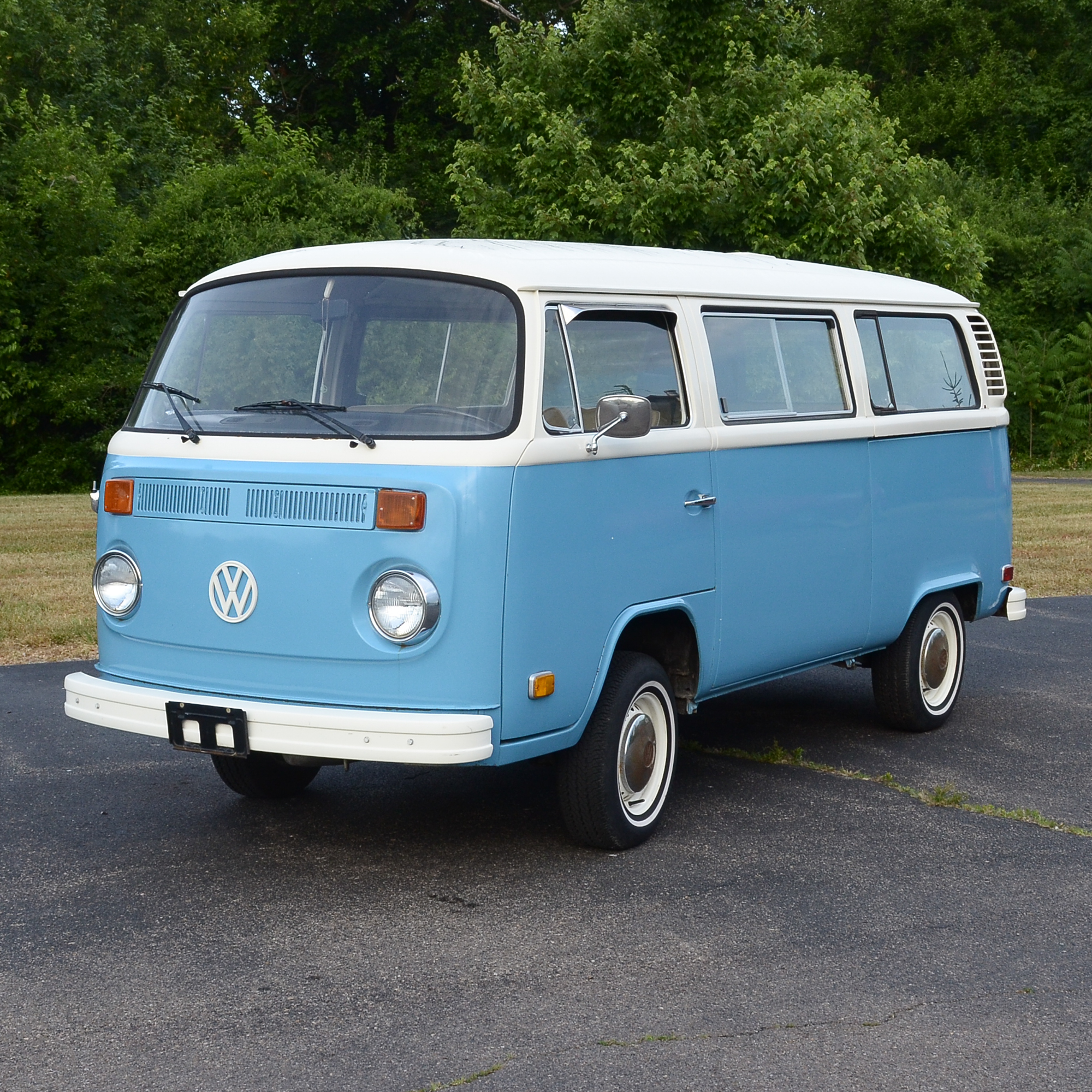 1974 Sky Blue Volkswagen Minibus