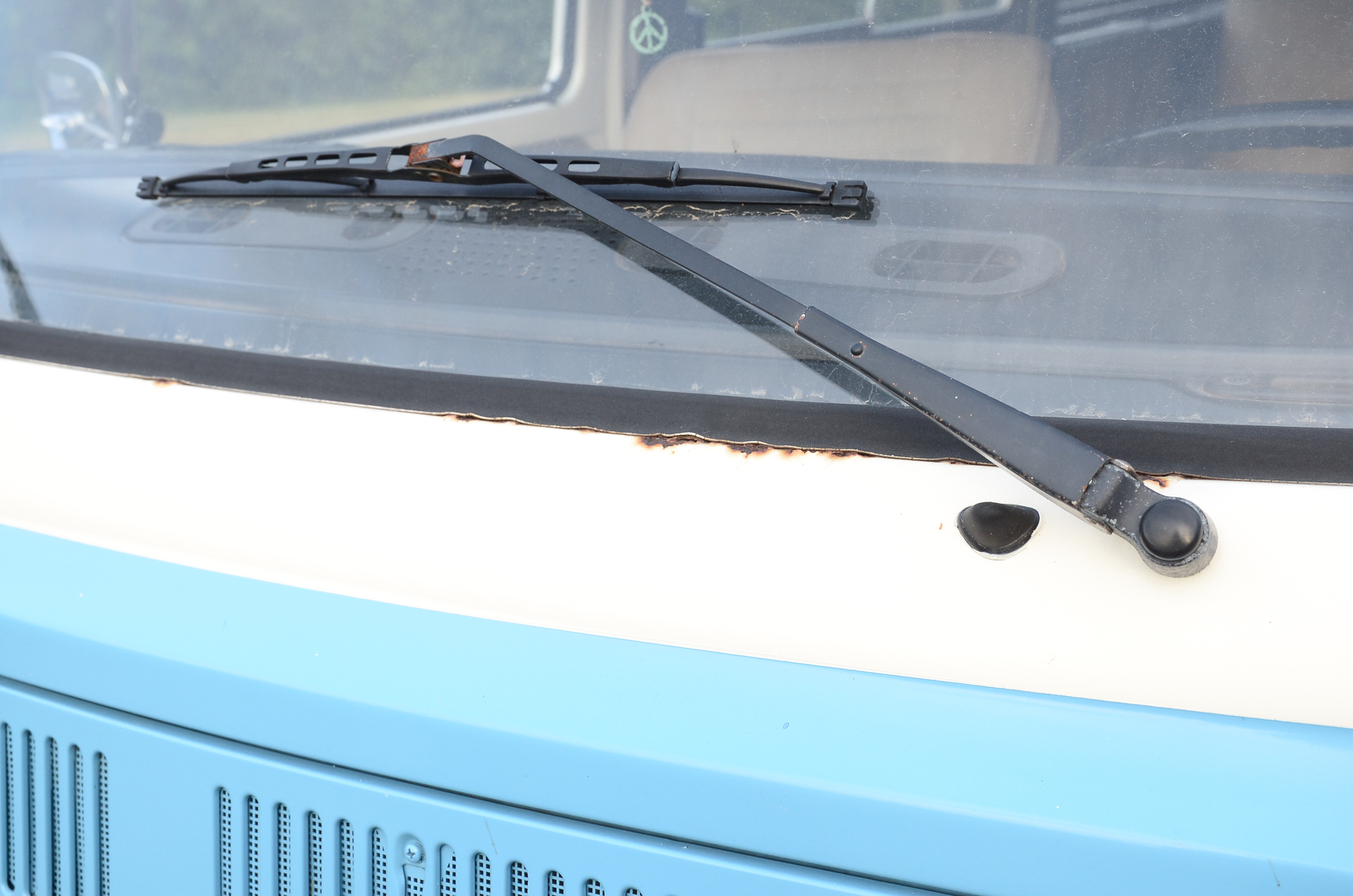 1974 Sky Blue Volkswagen Minibus