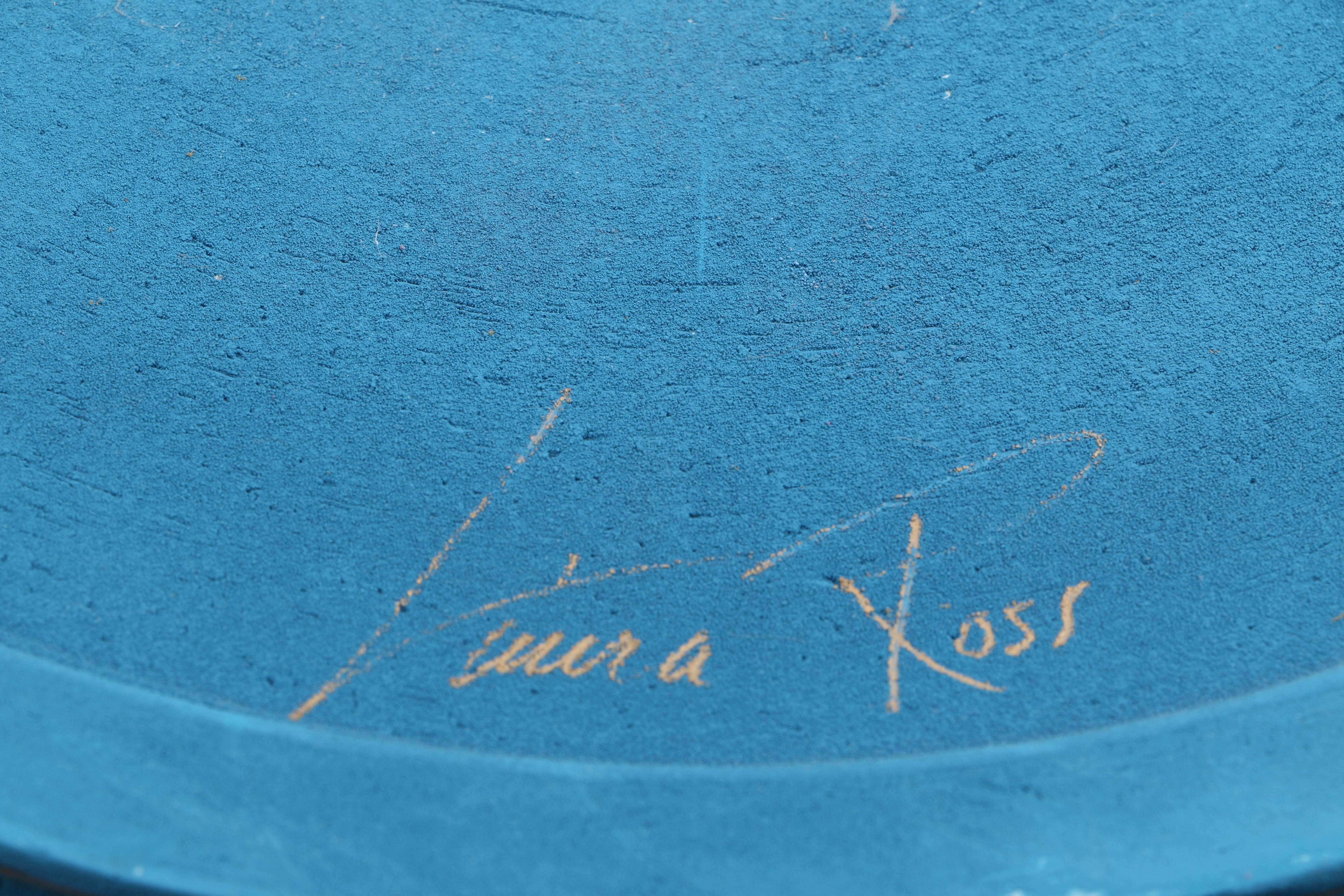 Laura Ross Hand Thrown Stoneware Art Pottery Bowl