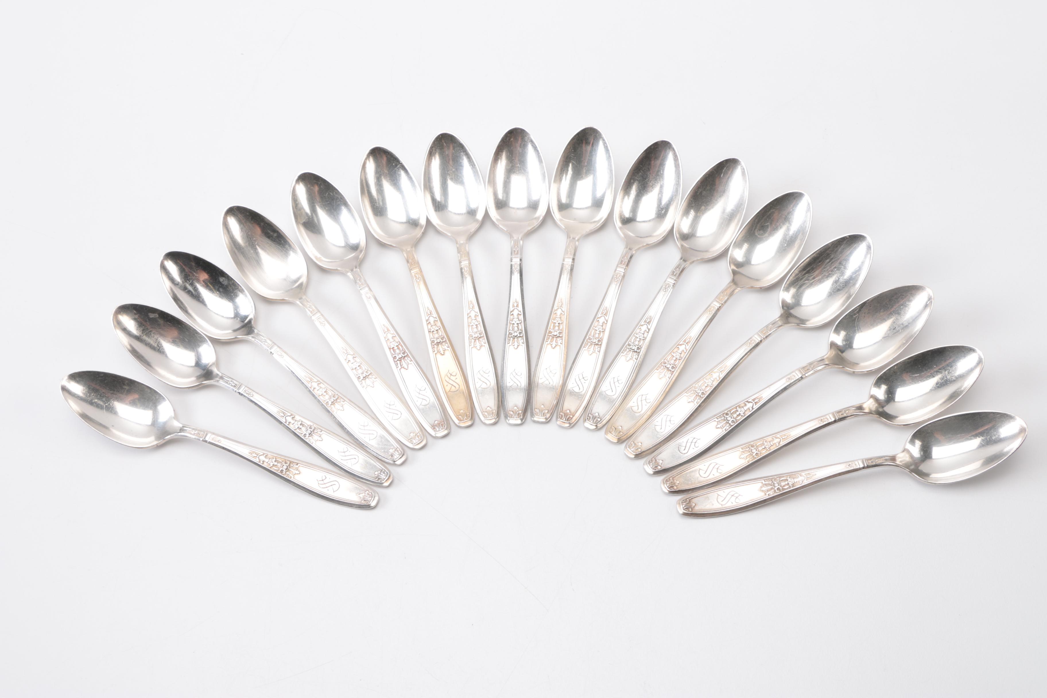 1847 Rogers Bros Silver Plated "Ambassador" Flatware Set