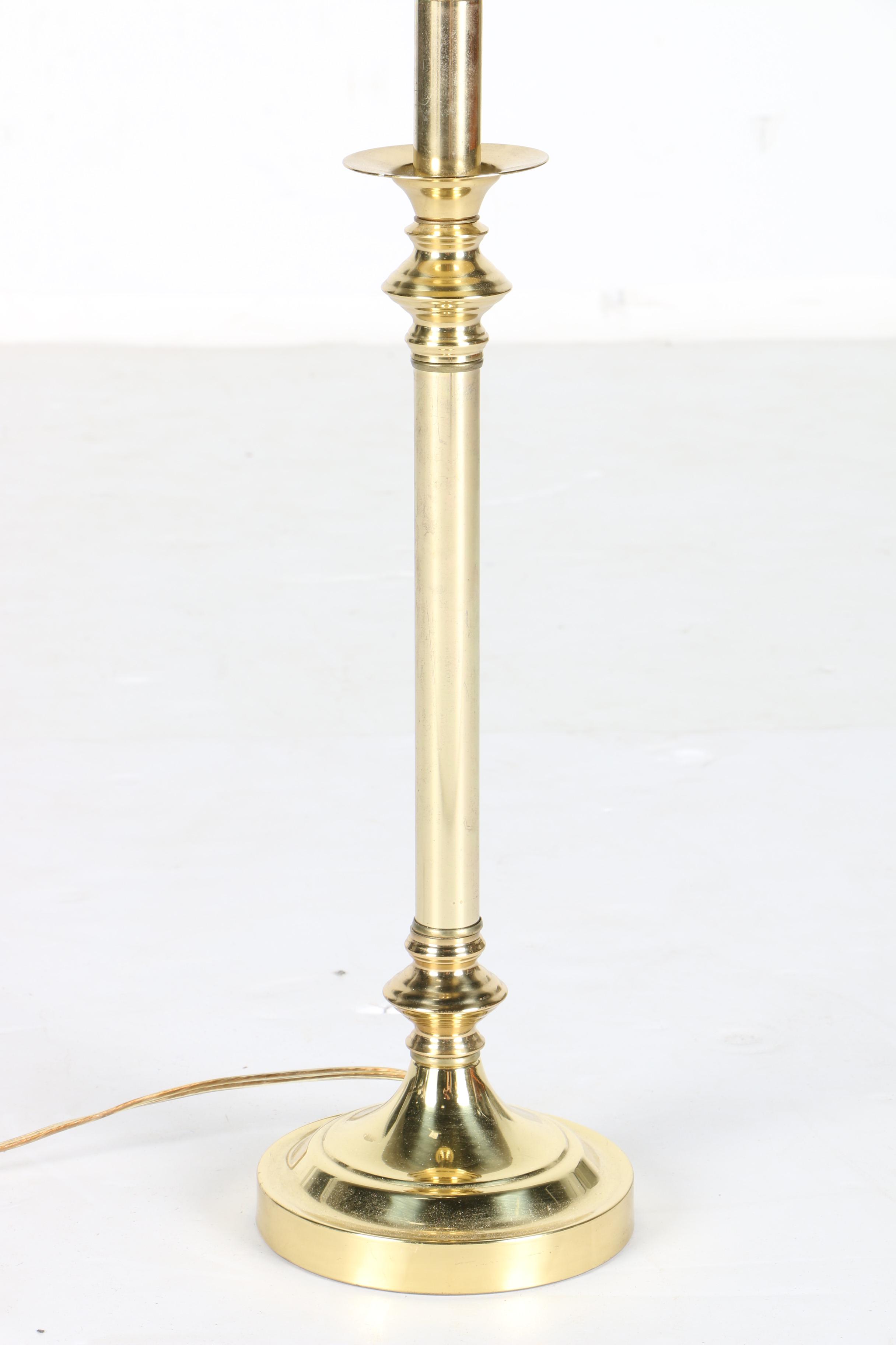Brass Candlestick Lamp