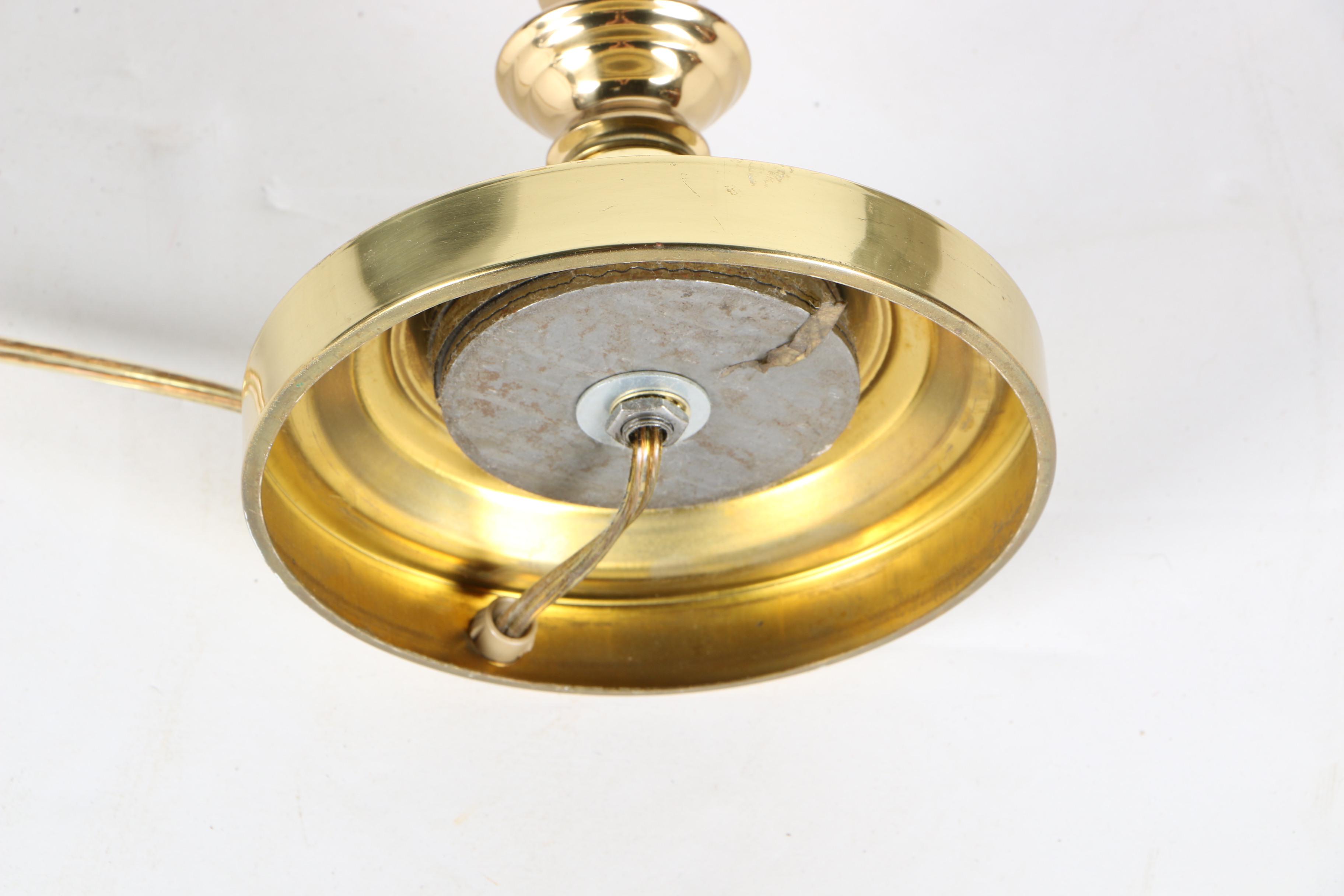 Brass Candlestick Lamp