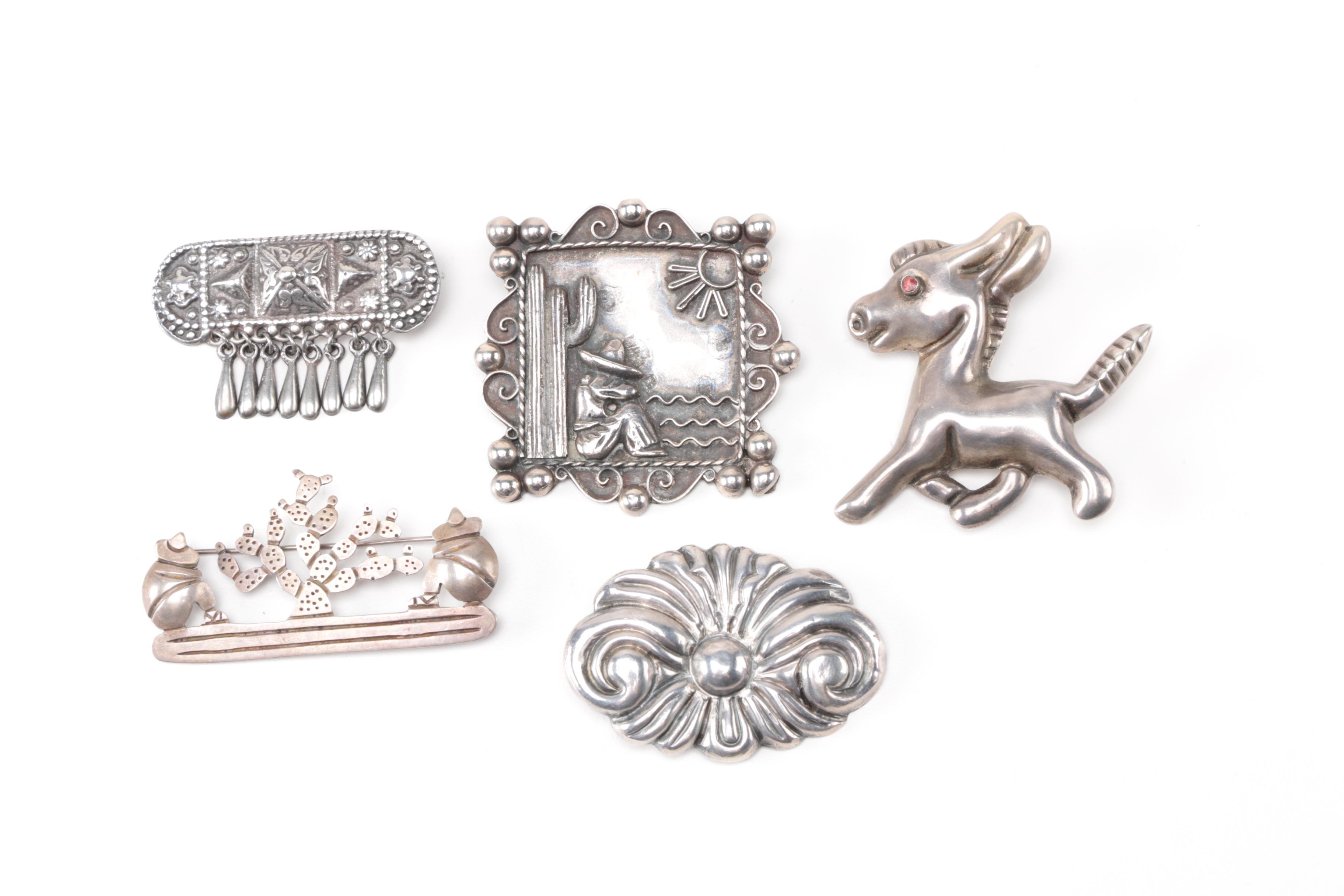 Assorted Sterling Silver and 800 Silver Jewelry