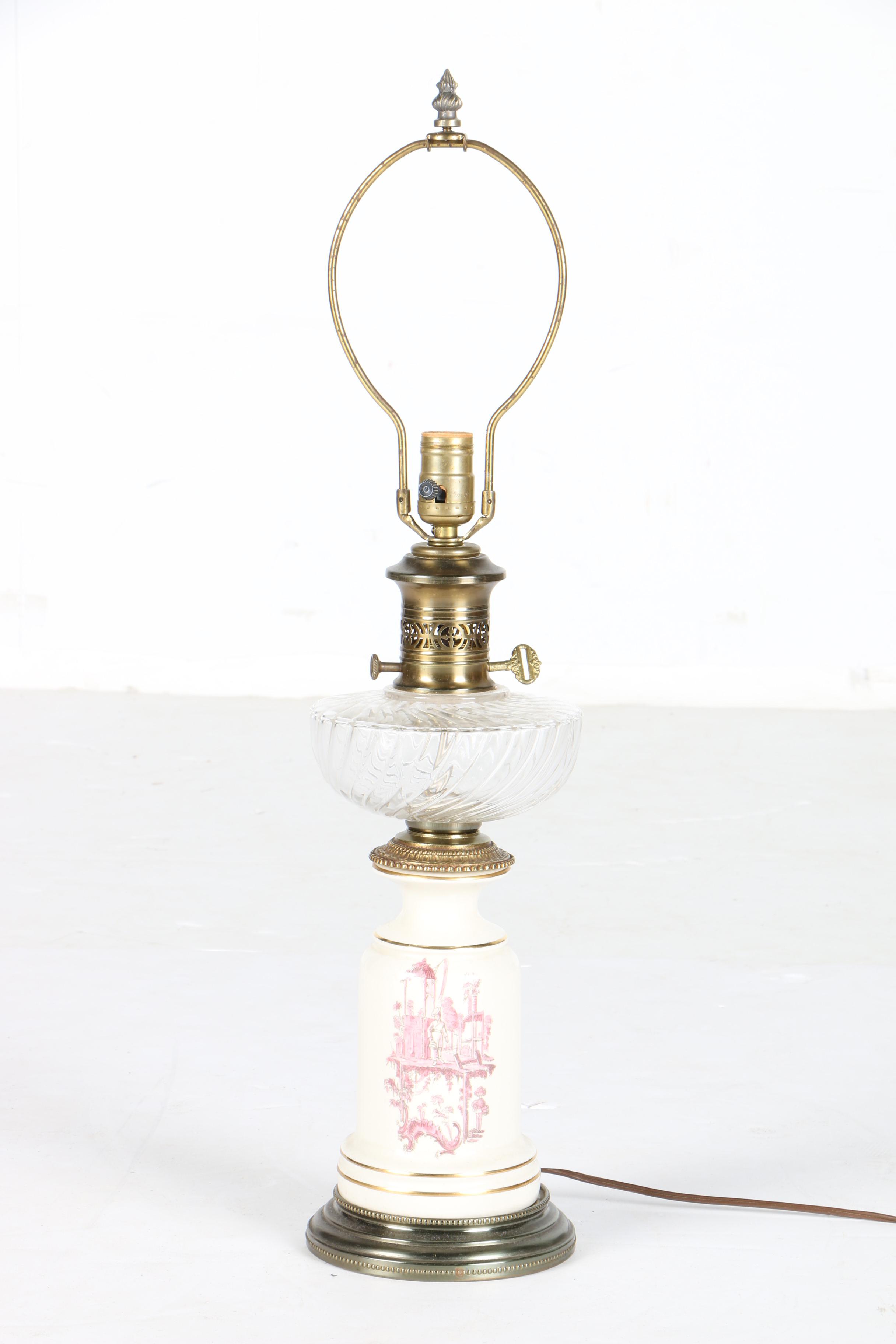 Glass and Ceramic Scenic Lamps